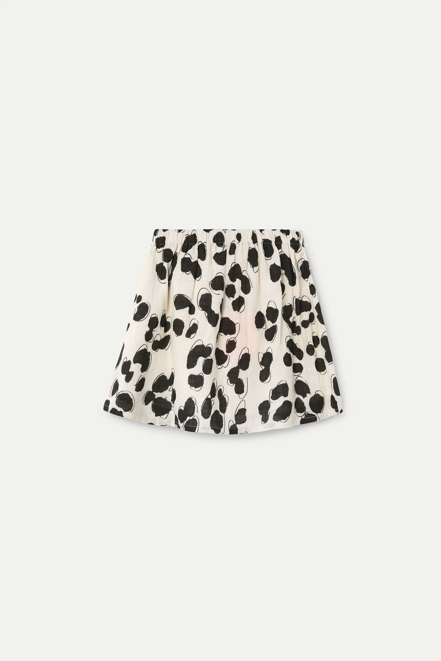 Falda corta de niña con estampado Dalmatian