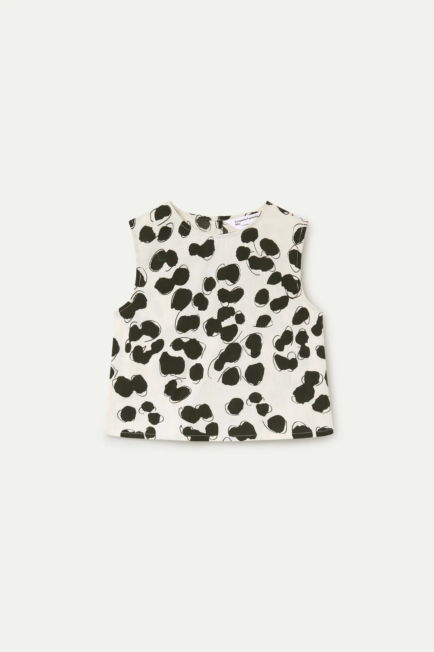 Top da bambina con stampa dalmata