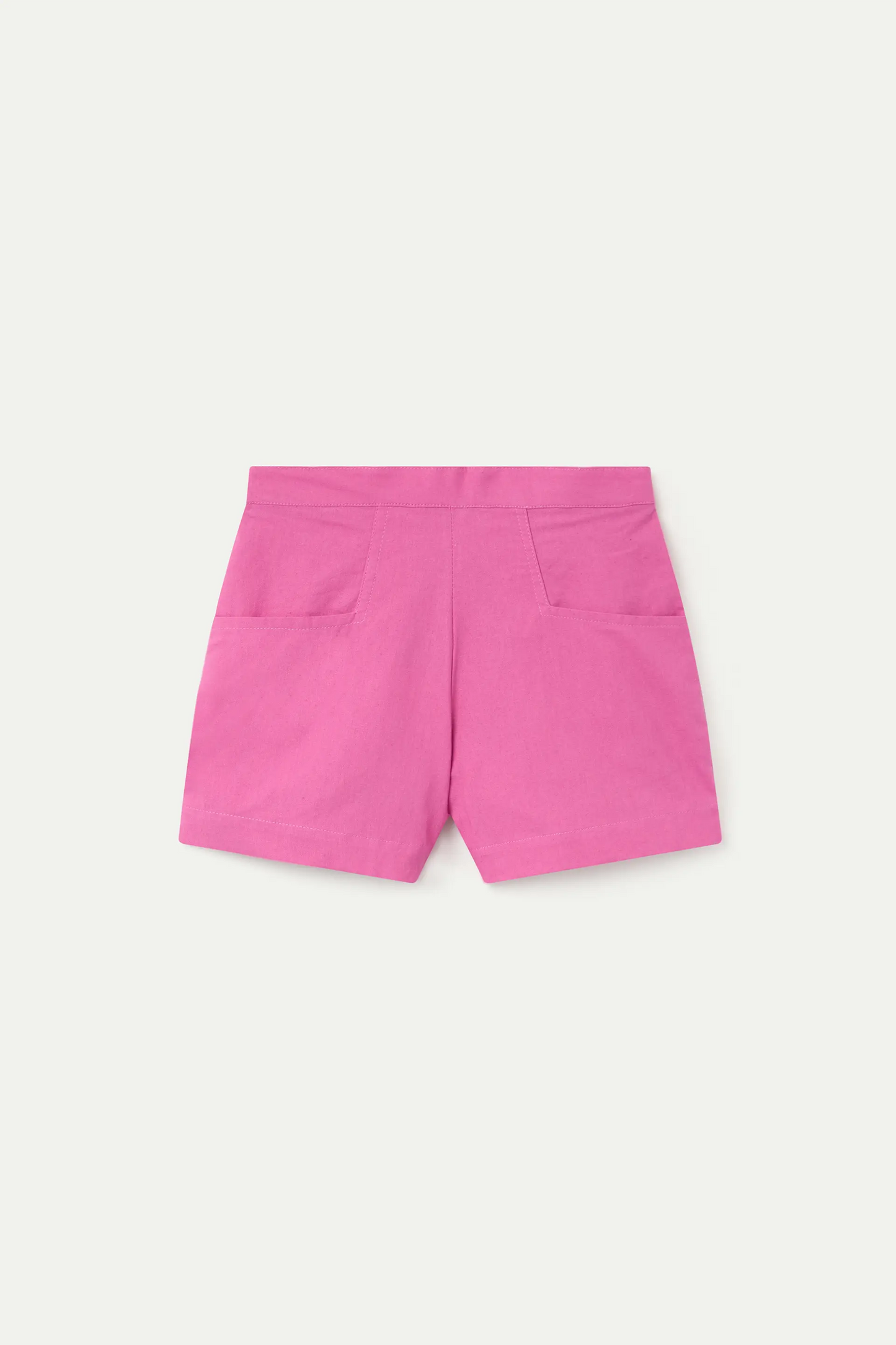 Girls' 100% cotton pink shorts