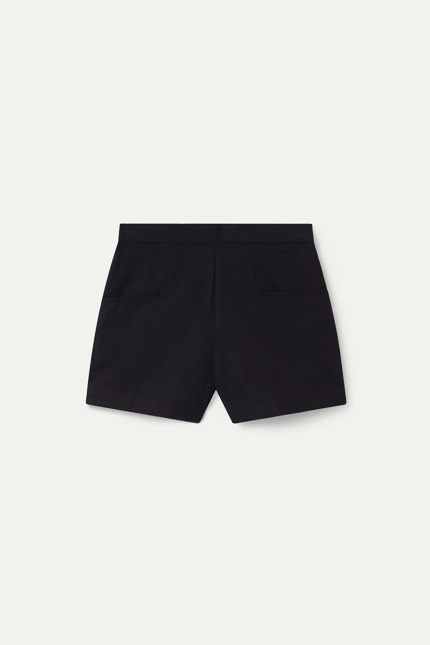 Girls' shorts, 100% cotton, black