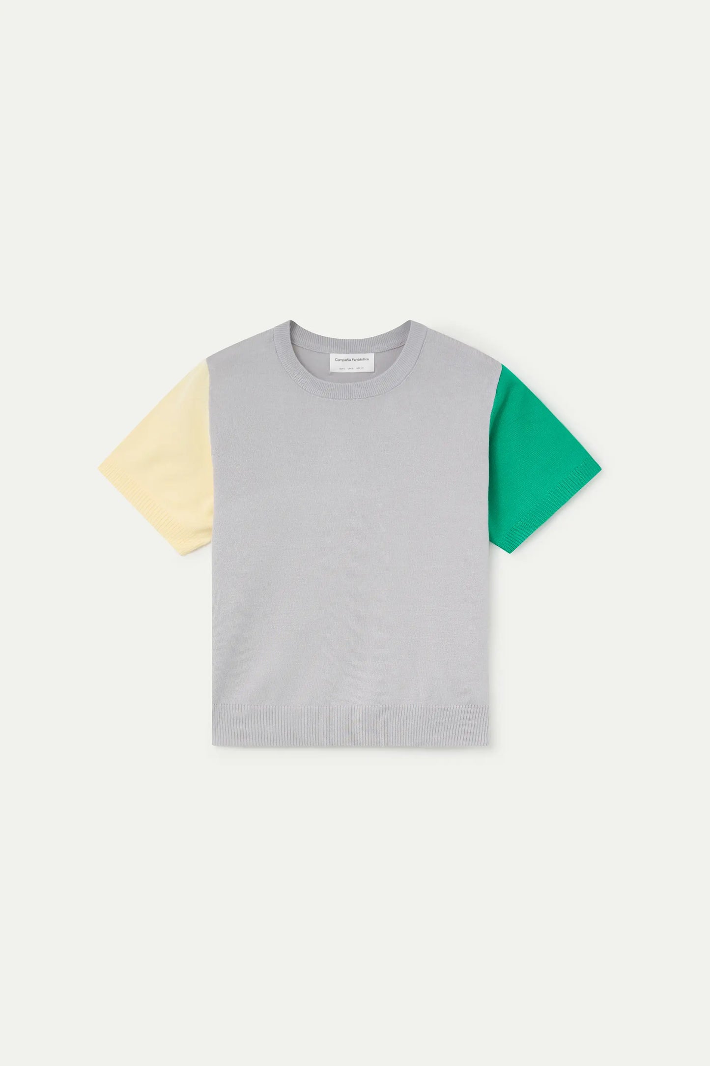 Top in misto cotone multicolore