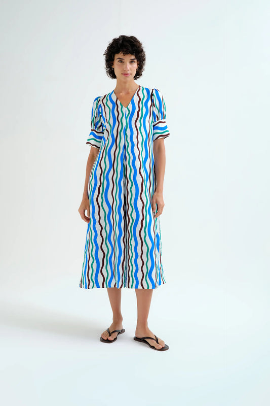 Vestido midi con estampado Sea & Mountain
