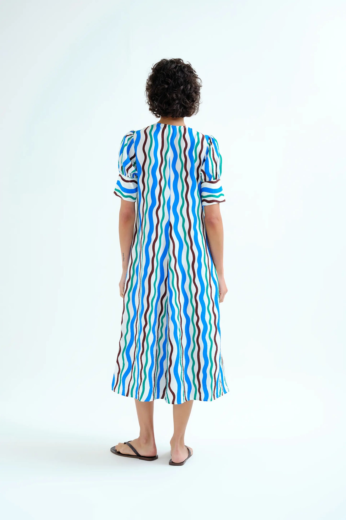 Vestido midi con estampado Sea & Mountain