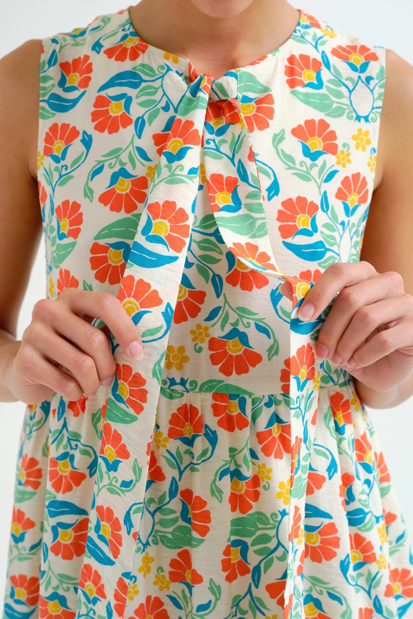 Small Royal print short dress