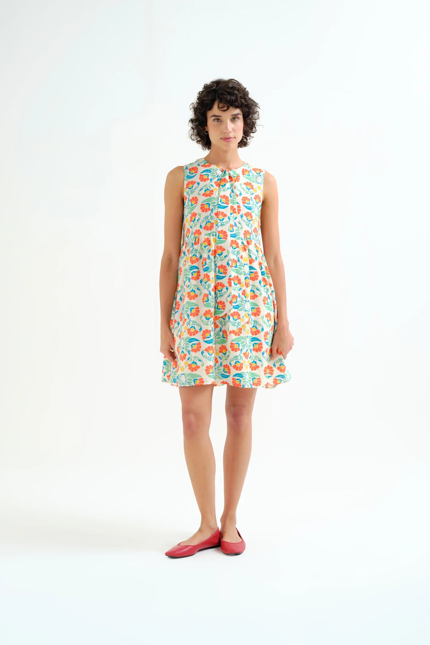 Small Royal print short dress