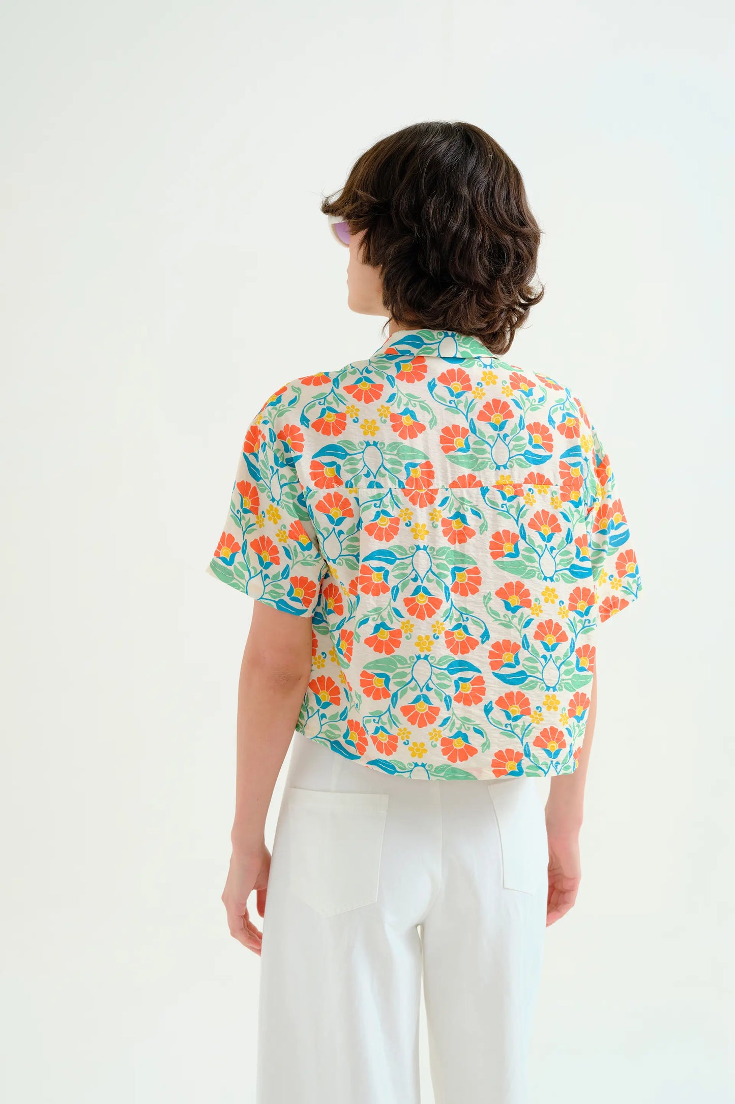 Piccola camicia con stampa Royal