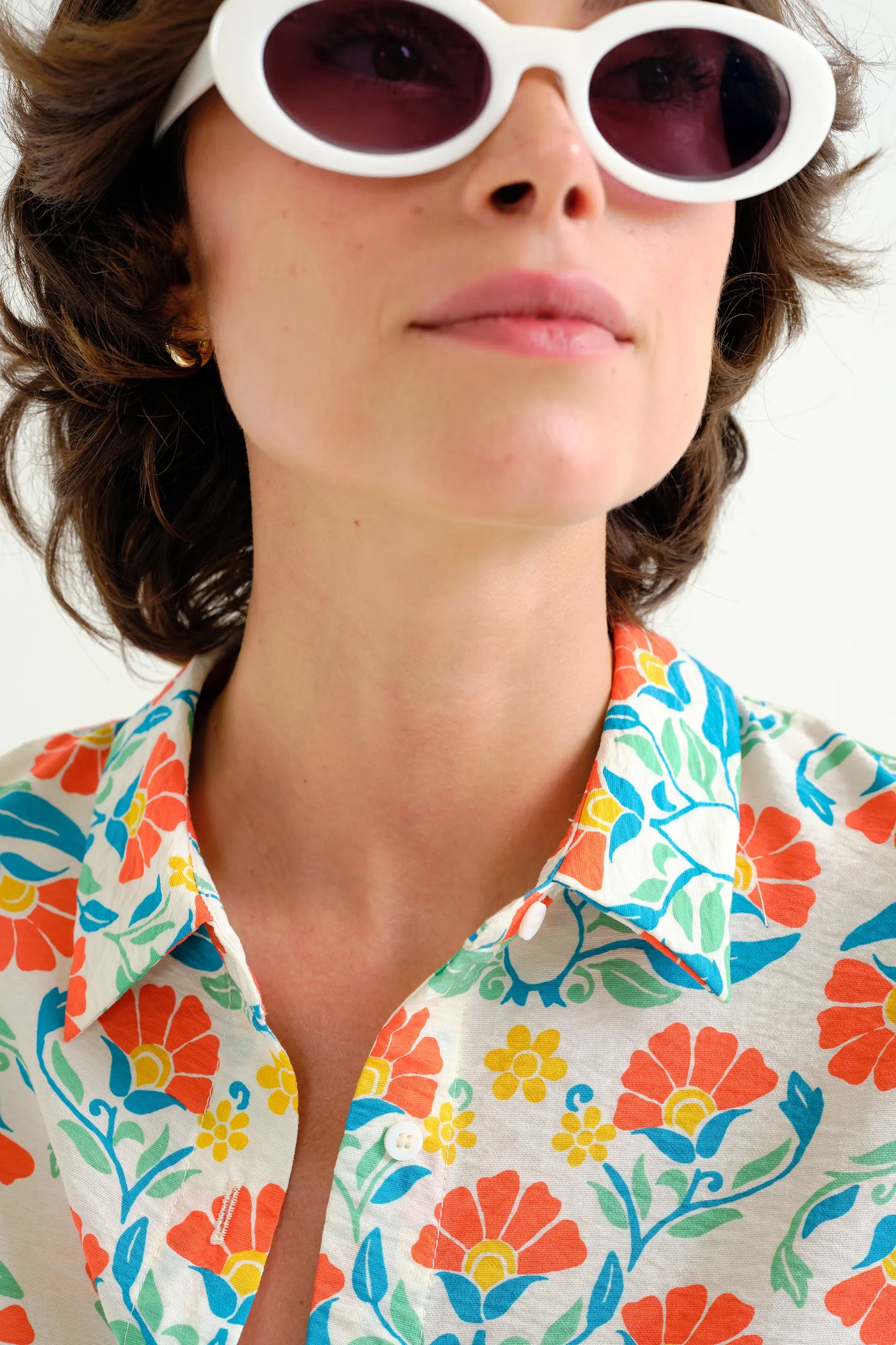 Piccola camicia con stampa Royal