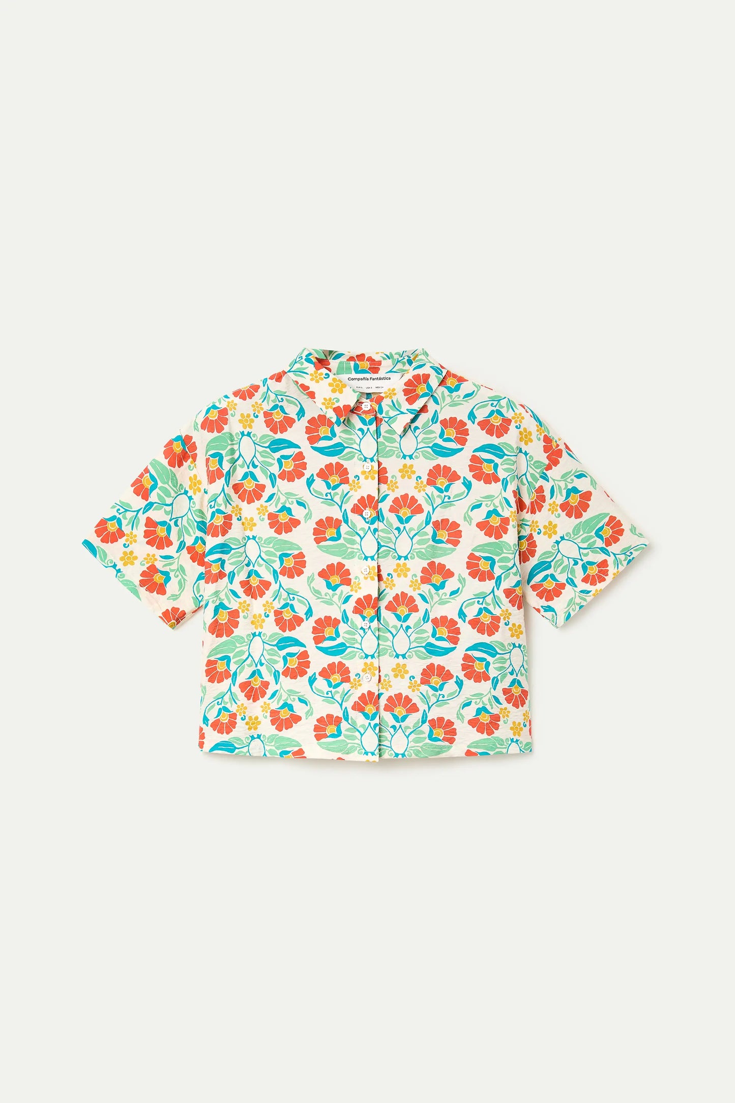 Piccola camicia con stampa Royal
