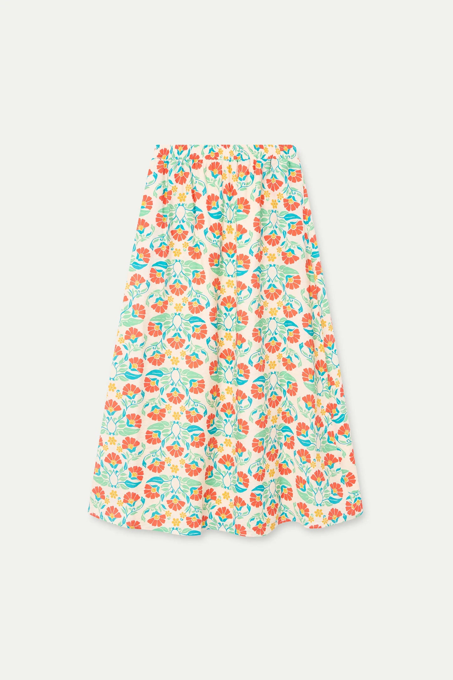 Long skirt with Small Royal print