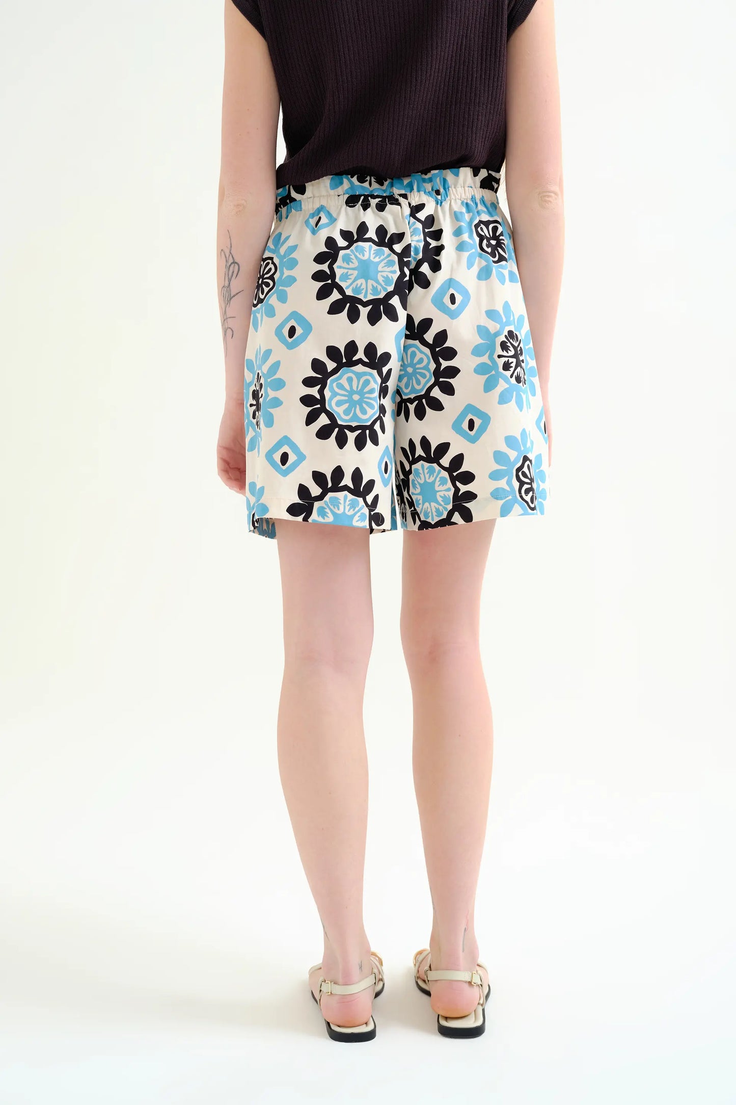 Waterfall print shorts