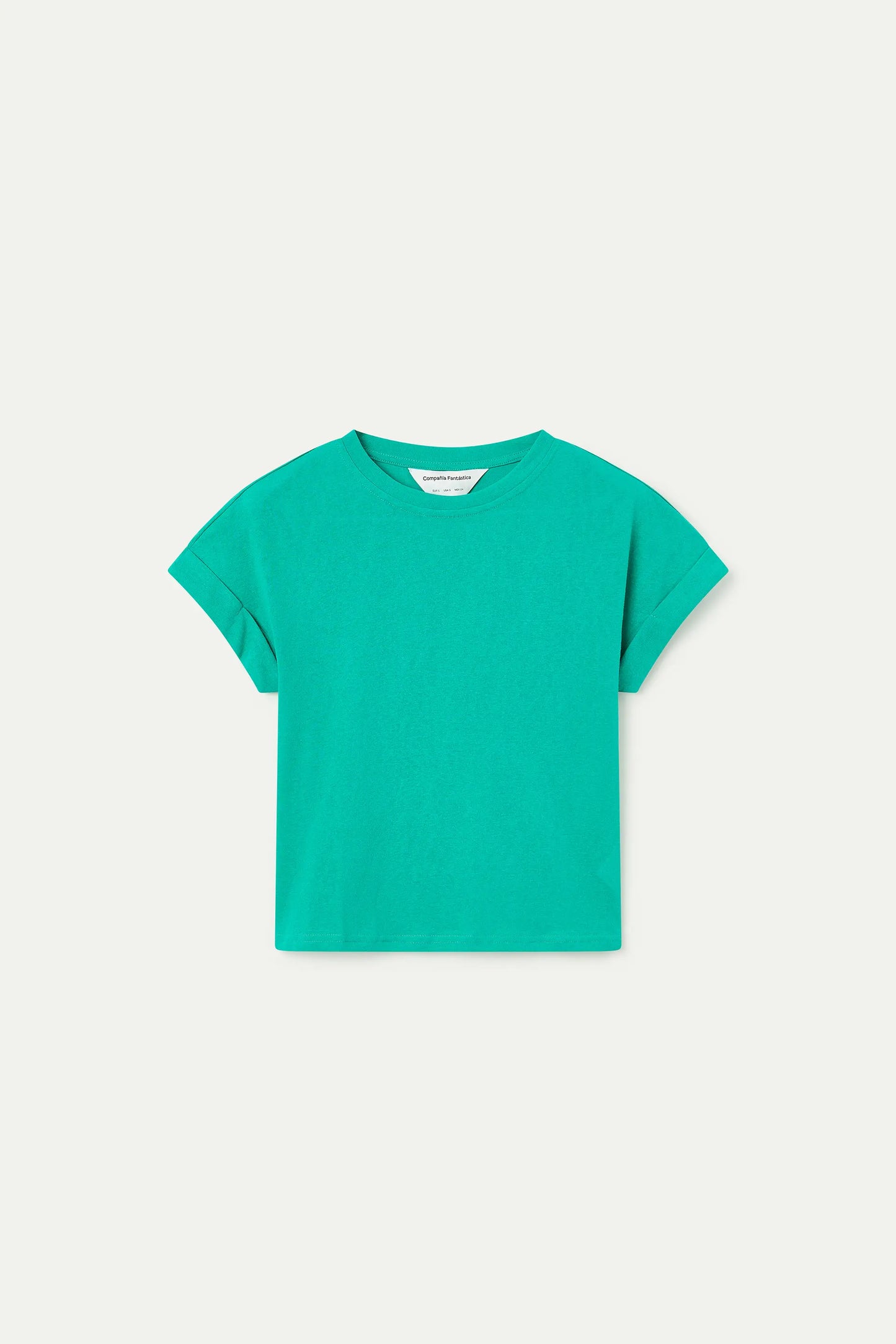 Camiseta básica verde