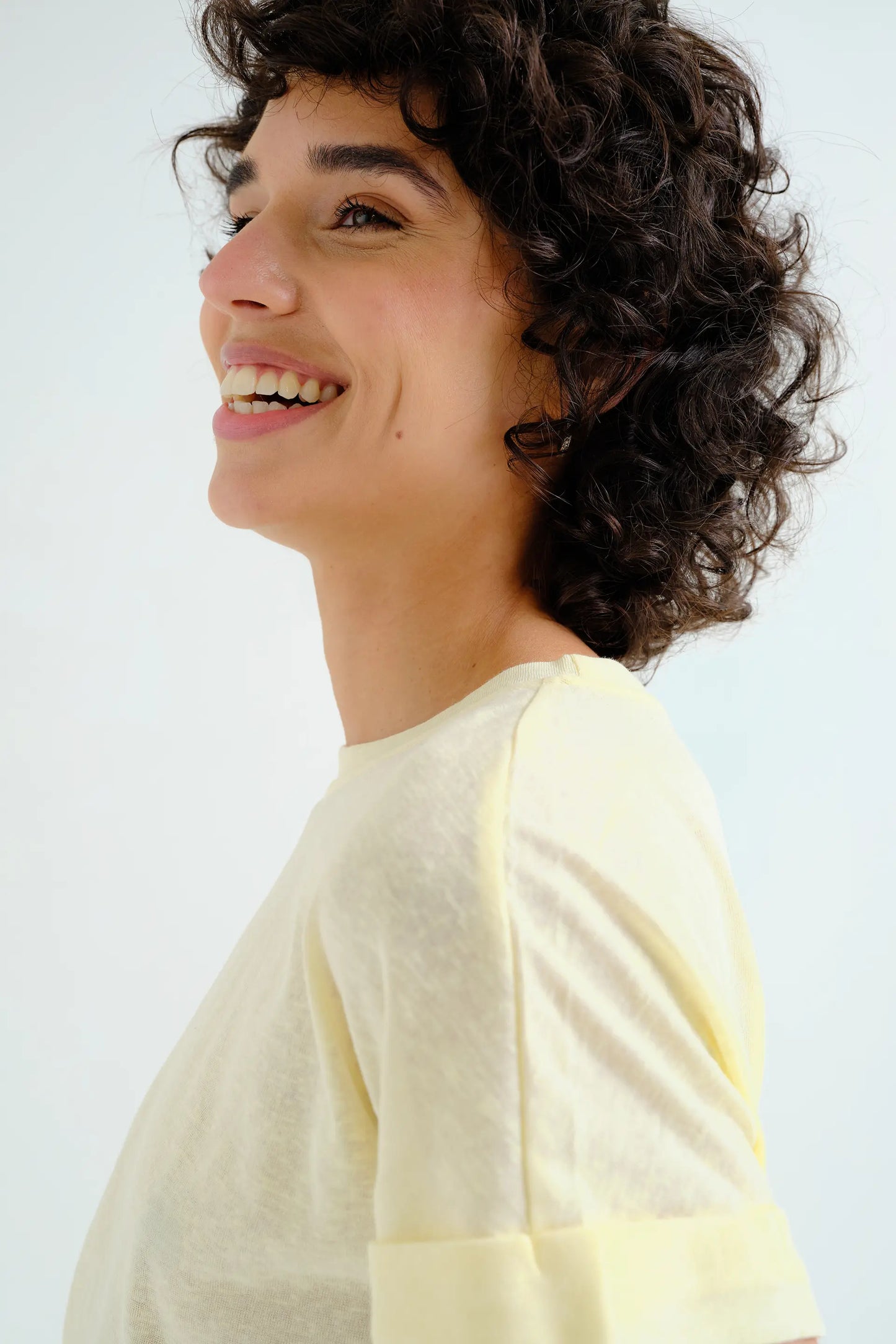 basic yellow t-shirt
