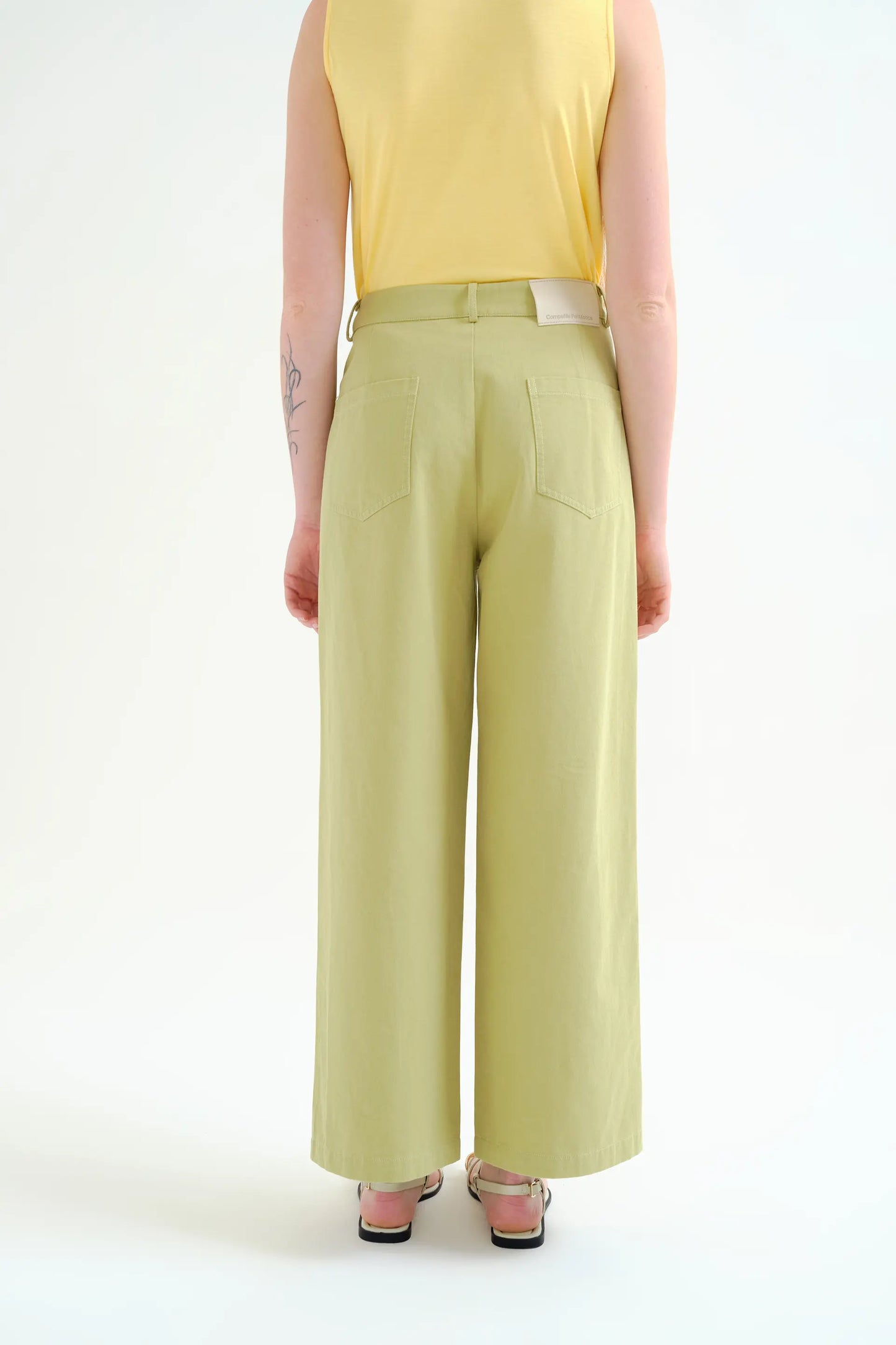 Pantaloni verdi, 100% cotone