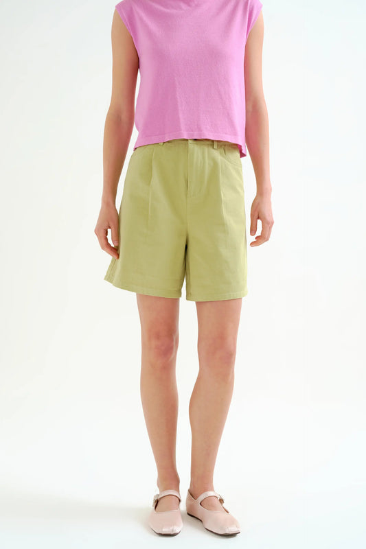 Shorts verde 100% algodón