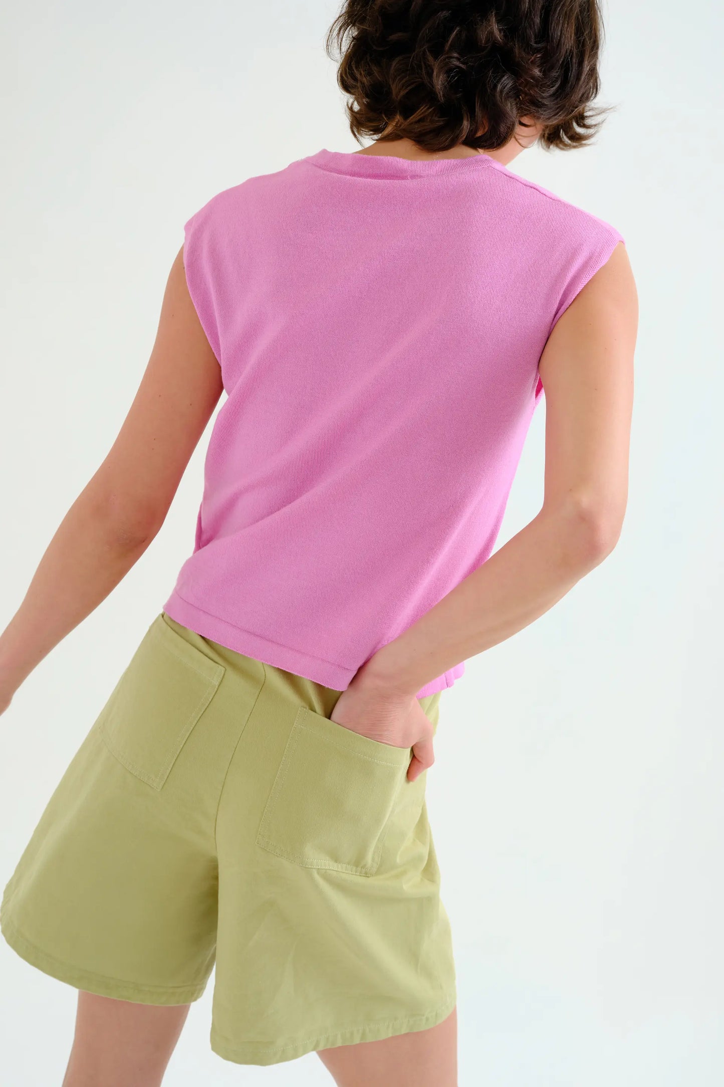 Pantaloncini verdi, 100% cotone