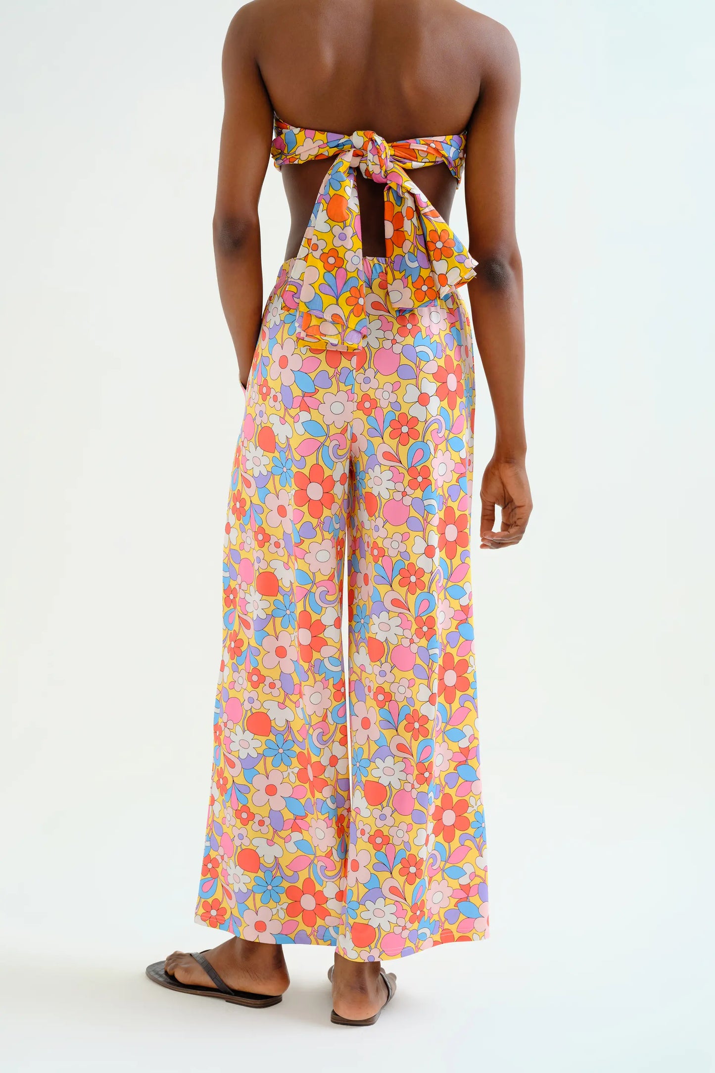 Pantaloni con stampa Bloom