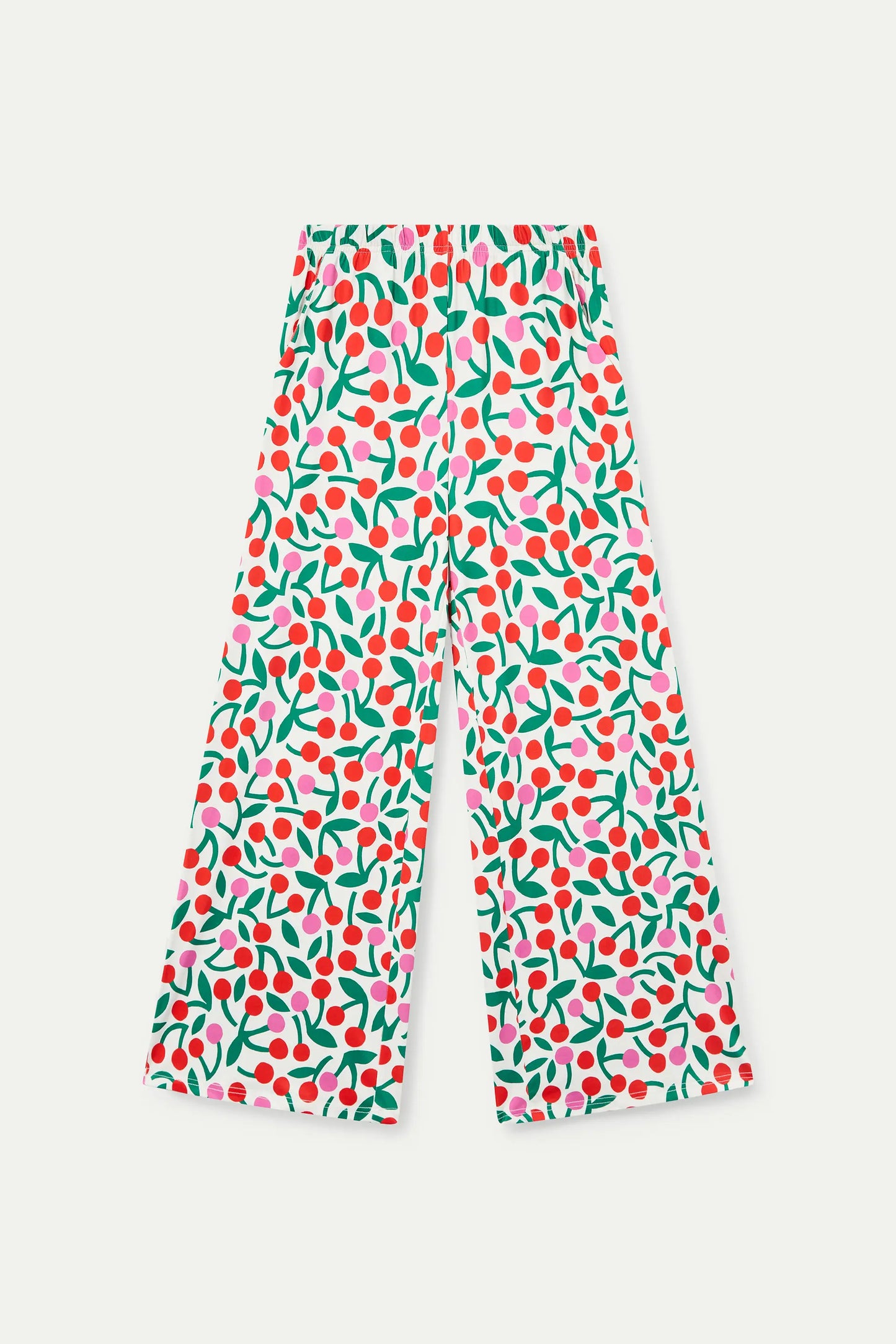 Pantaloni stampati bordeaux