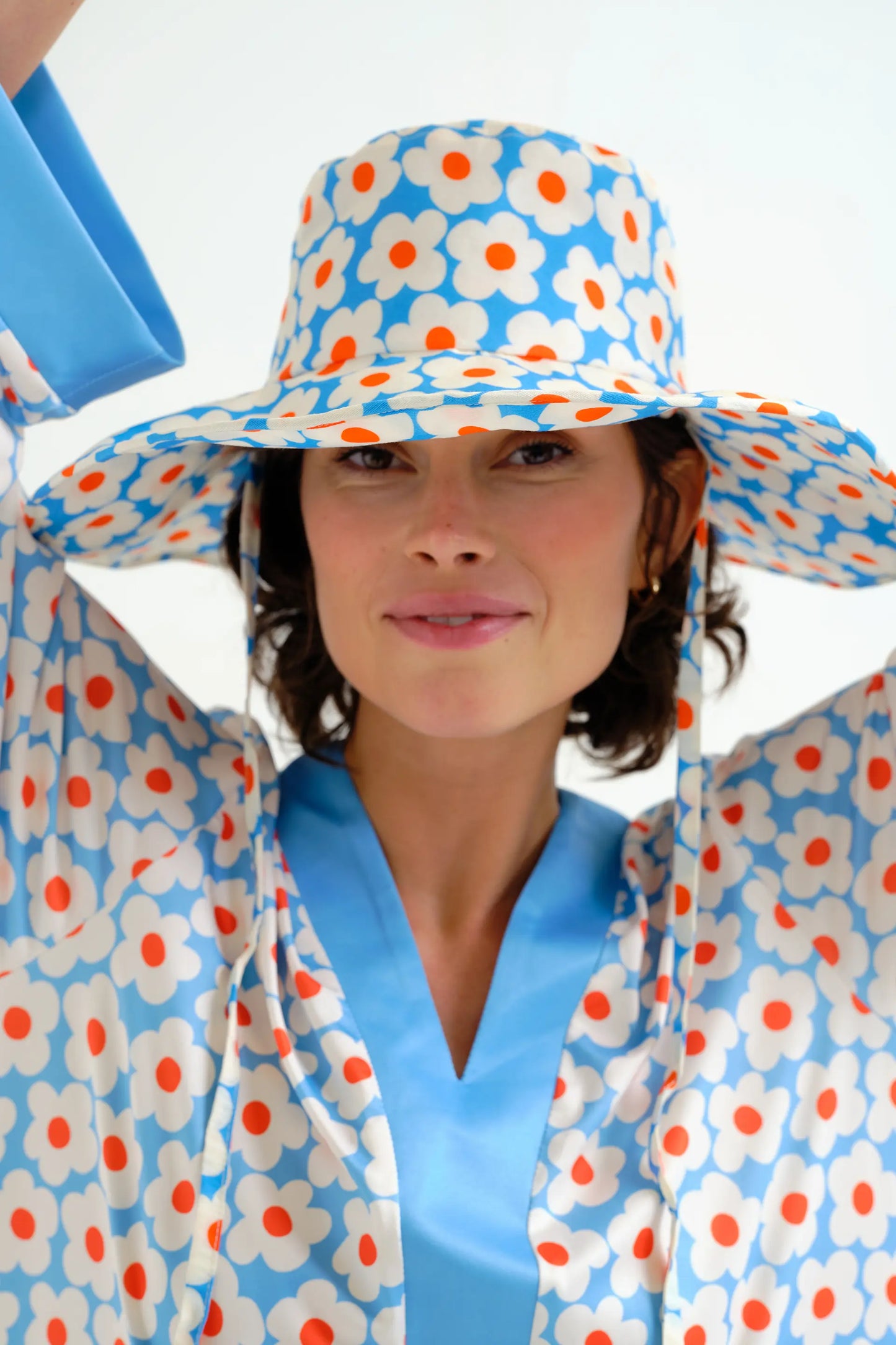 Cappello con stampa popcorn