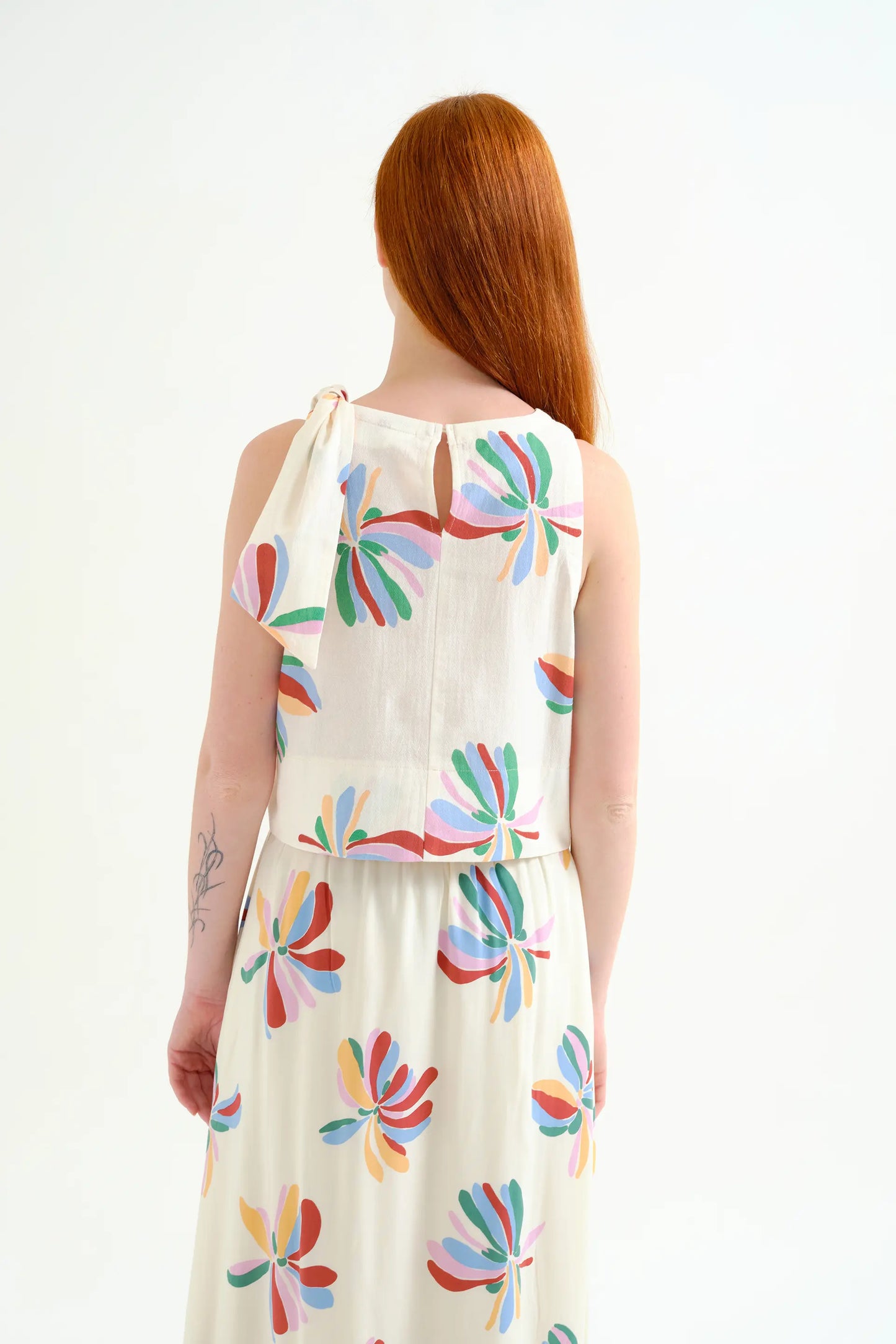 Mornarda print top