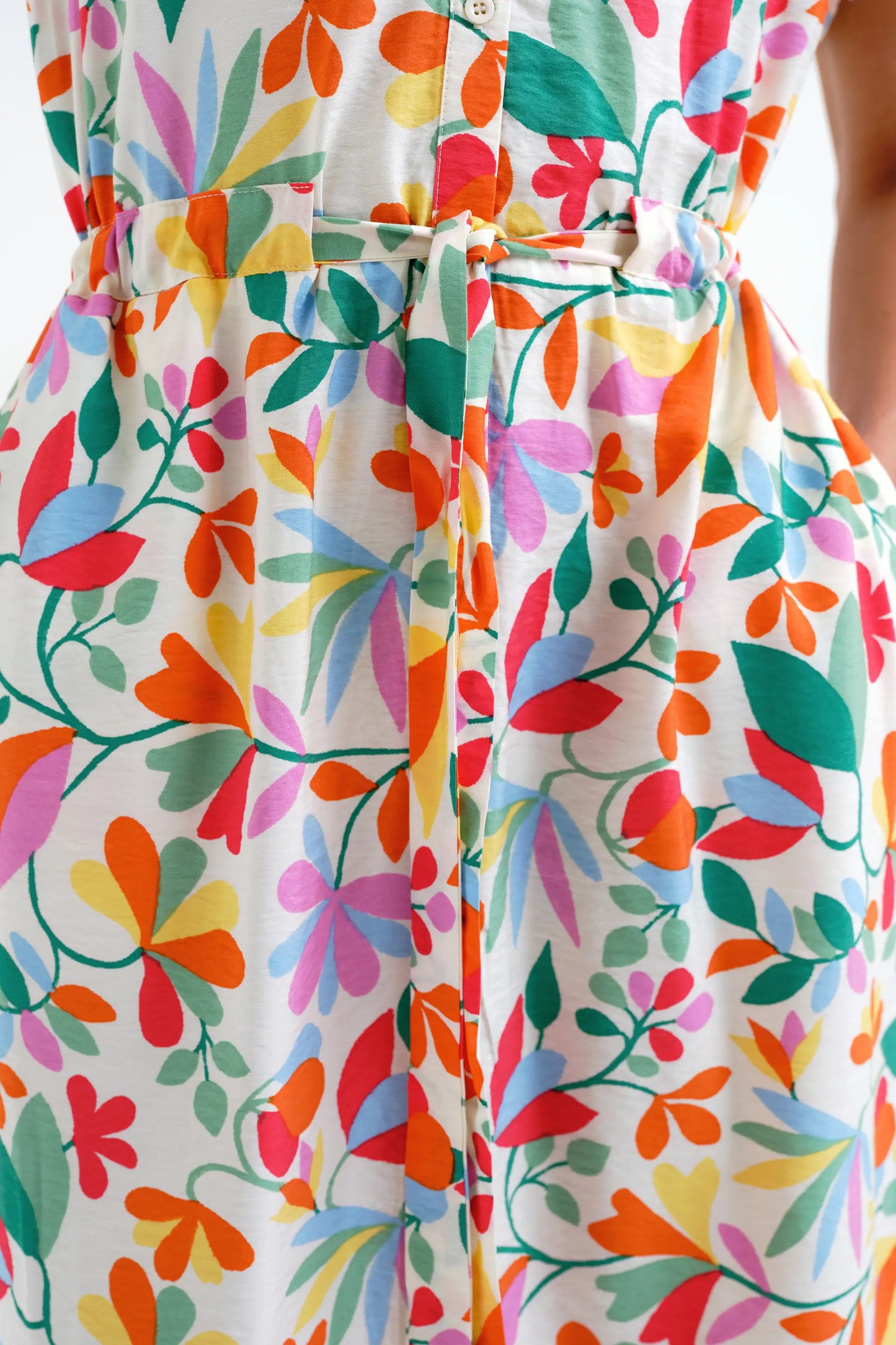 Vestido midi con estampado Lotto