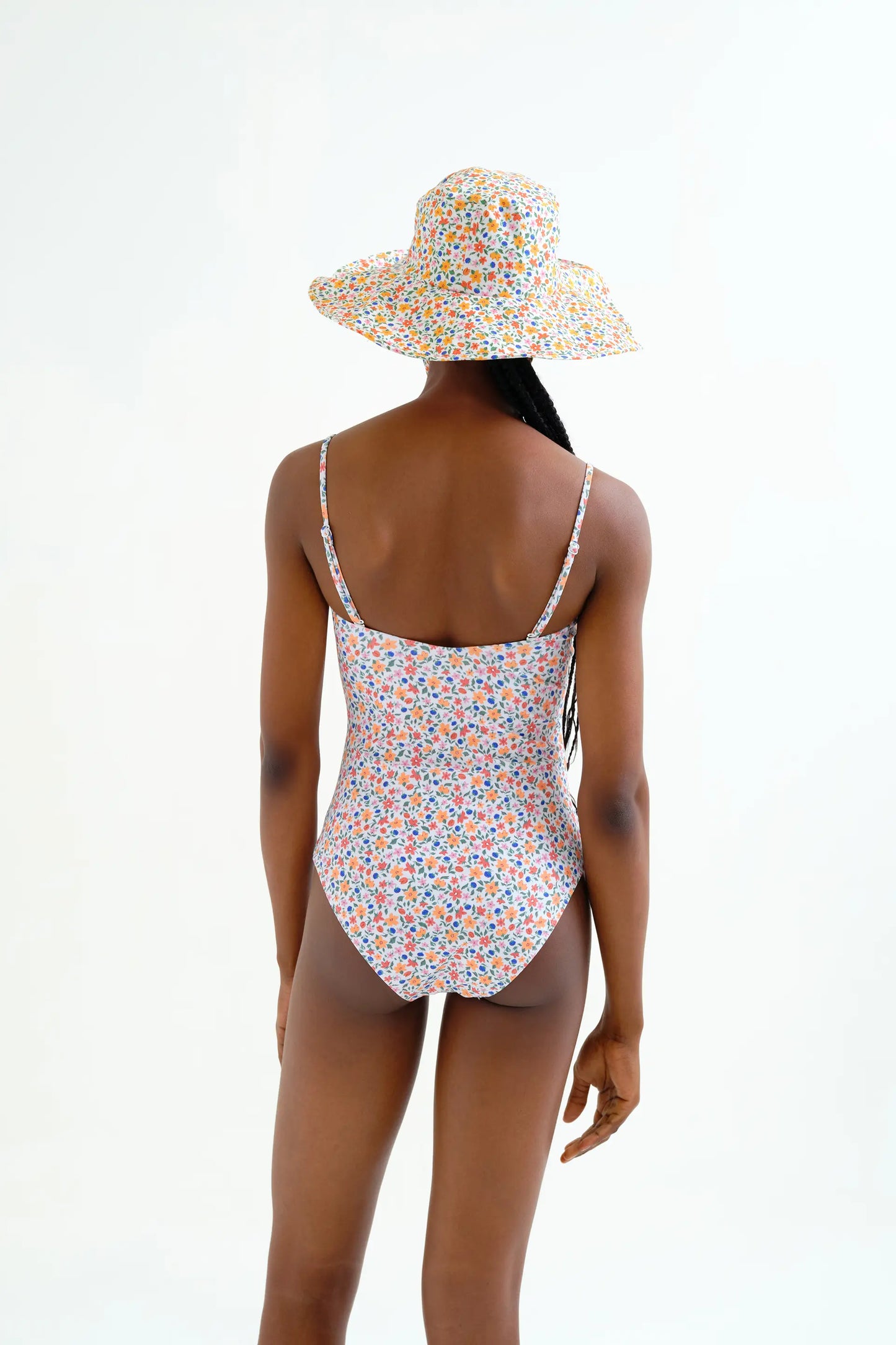 Bañador escote recto estampado Lily Small