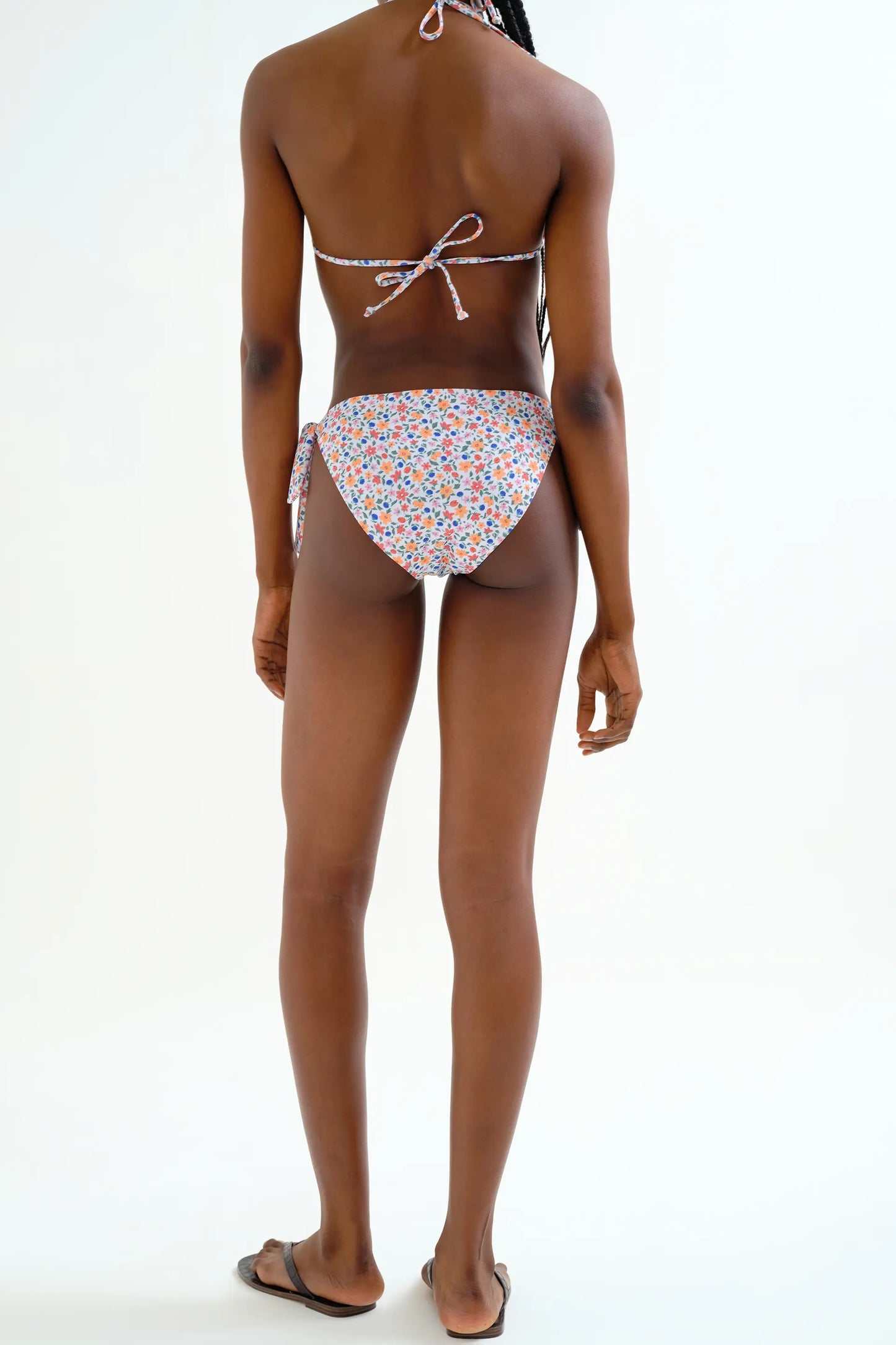 Lily Small Print Tie Bikini Bottom