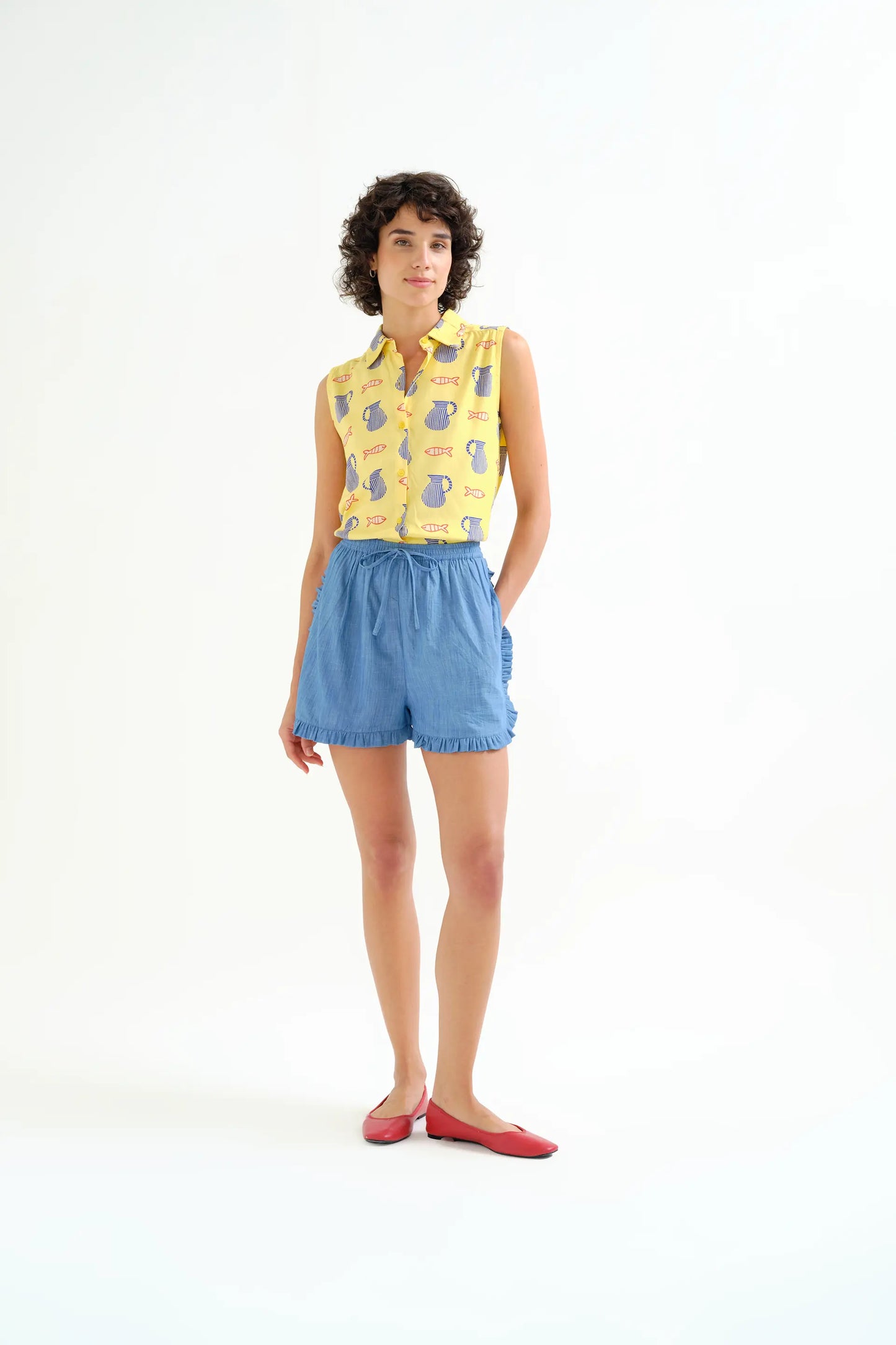 Camisa con estampado Brava