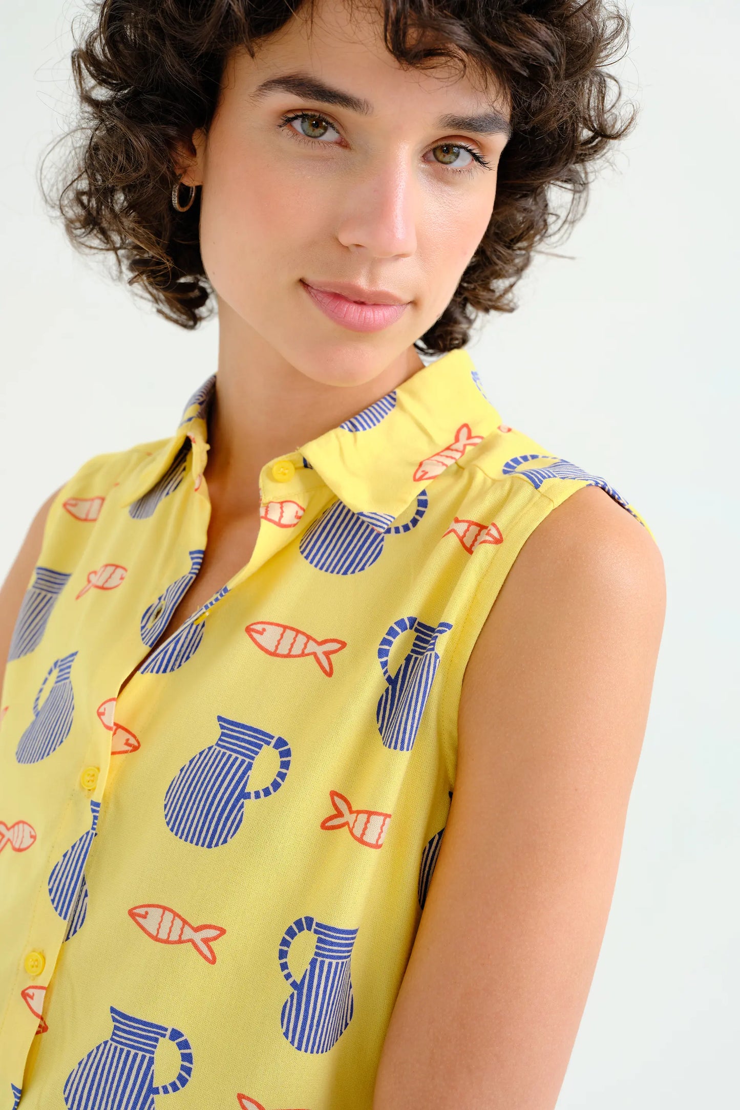 Camisa con estampado Brava