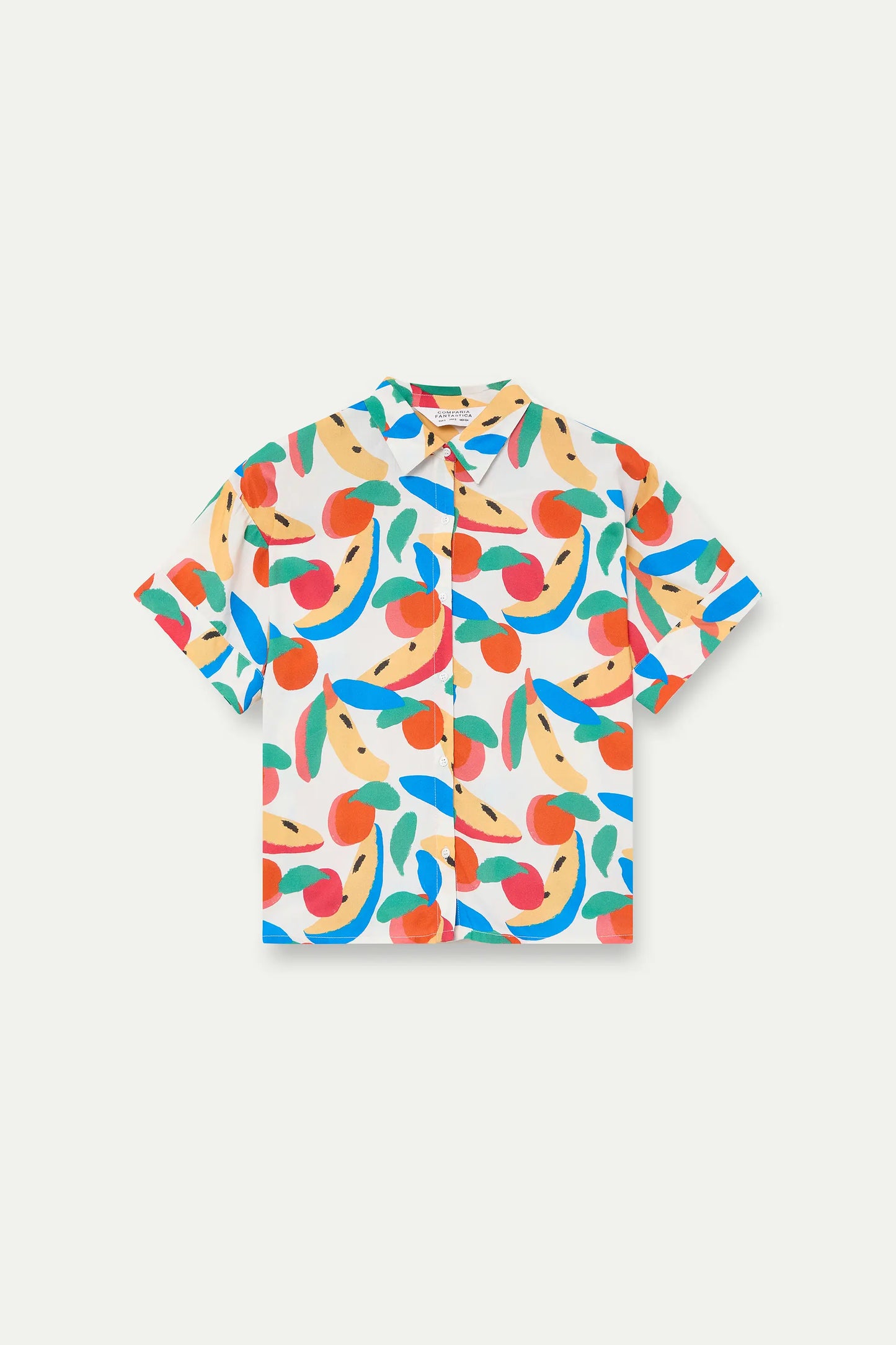 Camicia con stampa Tutti Frutti Small LENZING™ ECOVERO™