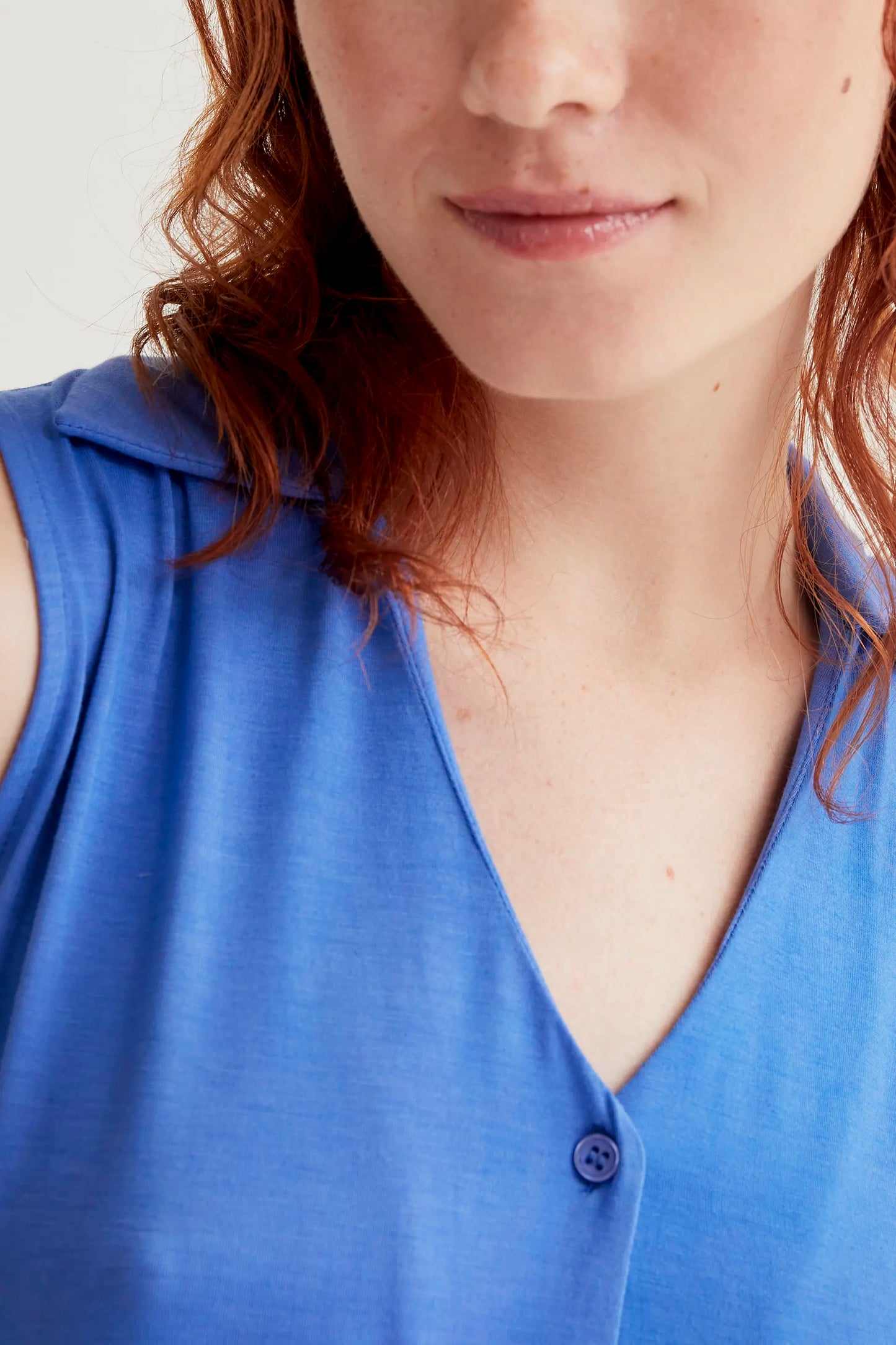 camicia blu di base