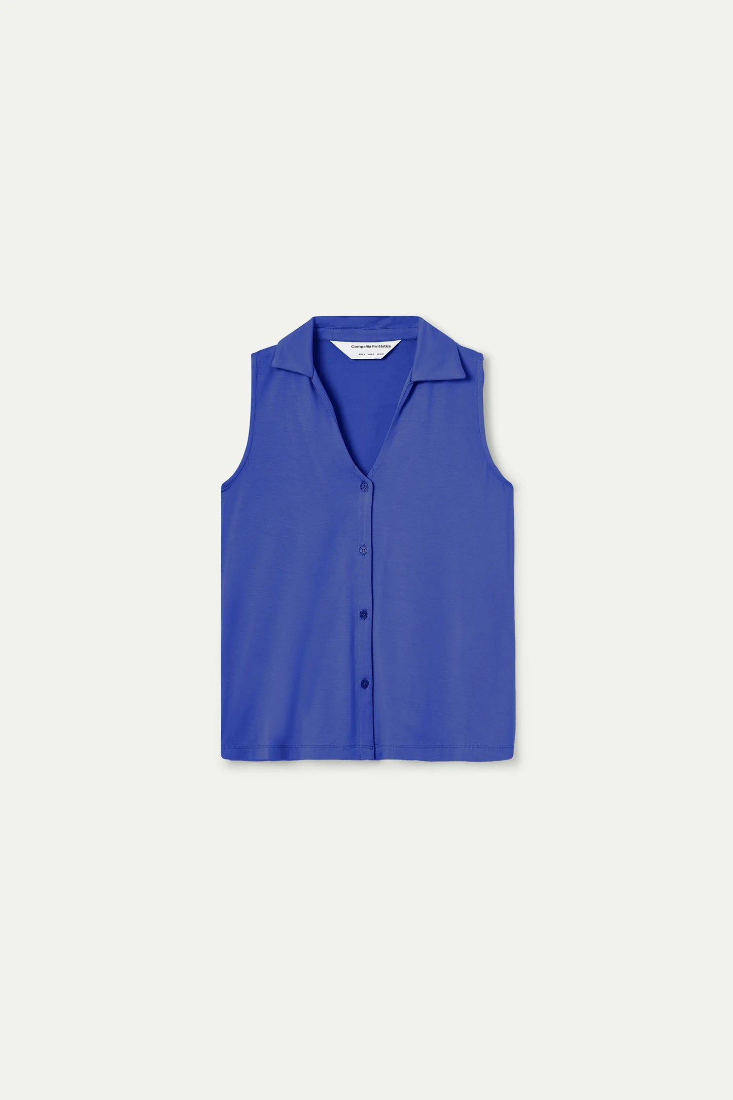 camicia blu di base