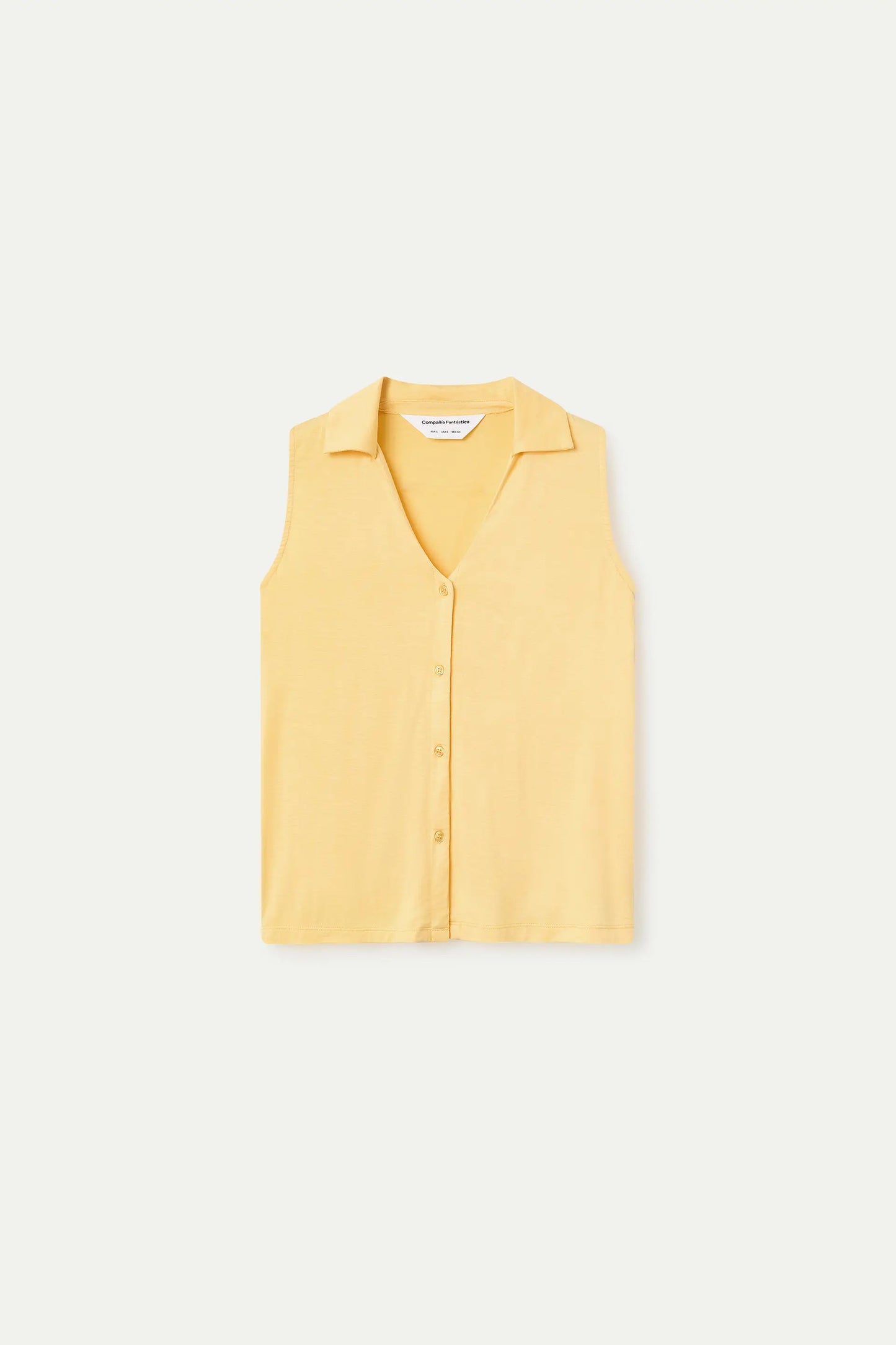 camicia gialla di base