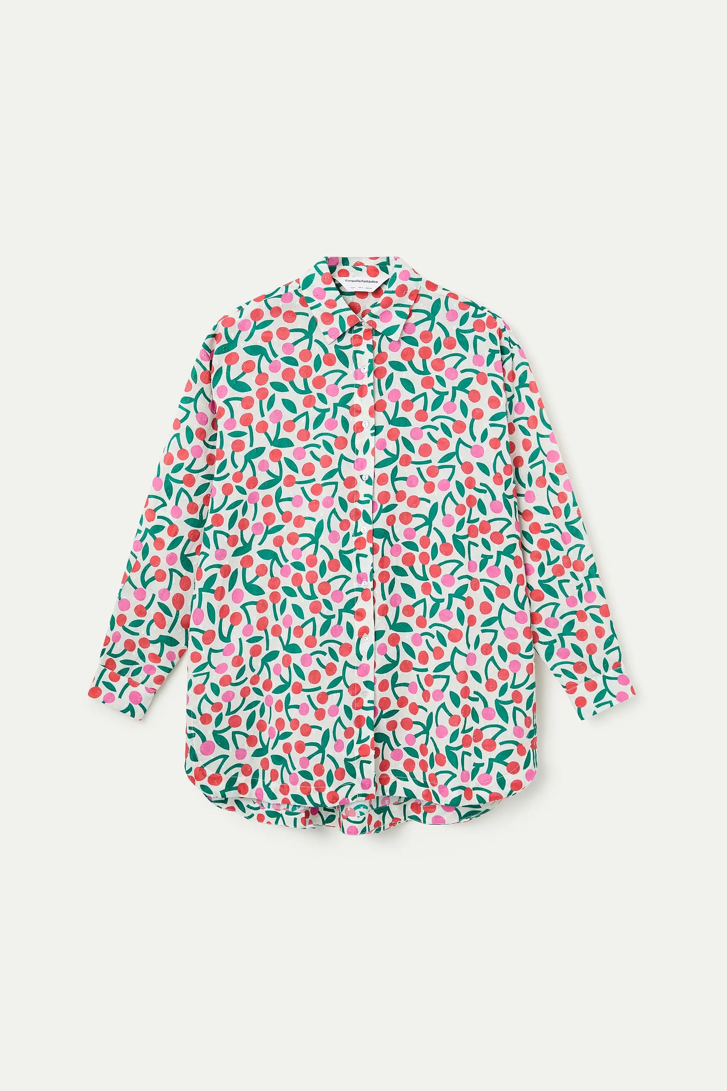 T-shirt con stampa bordeaux