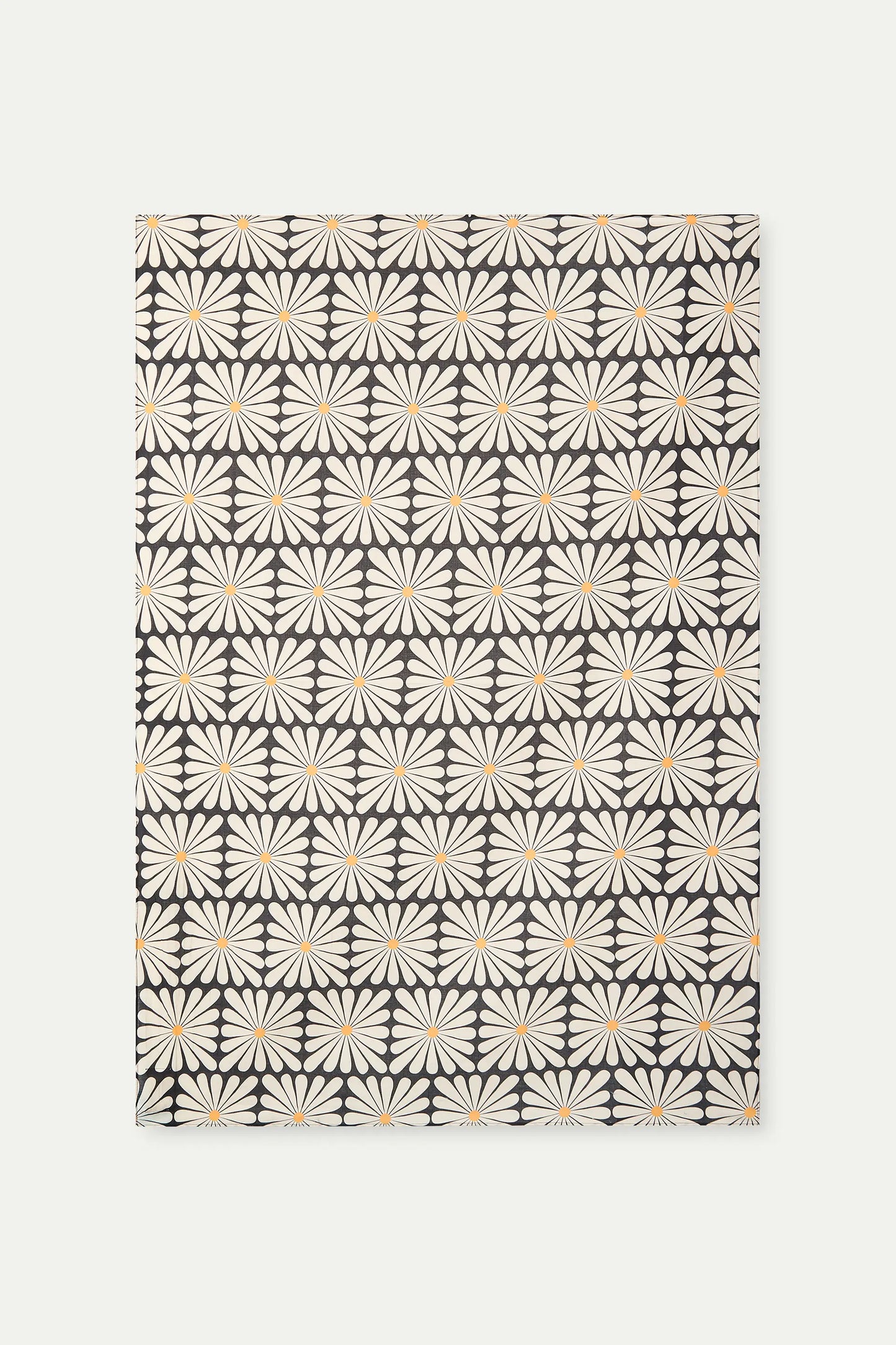 Pareo con estampado Olive Flower Black