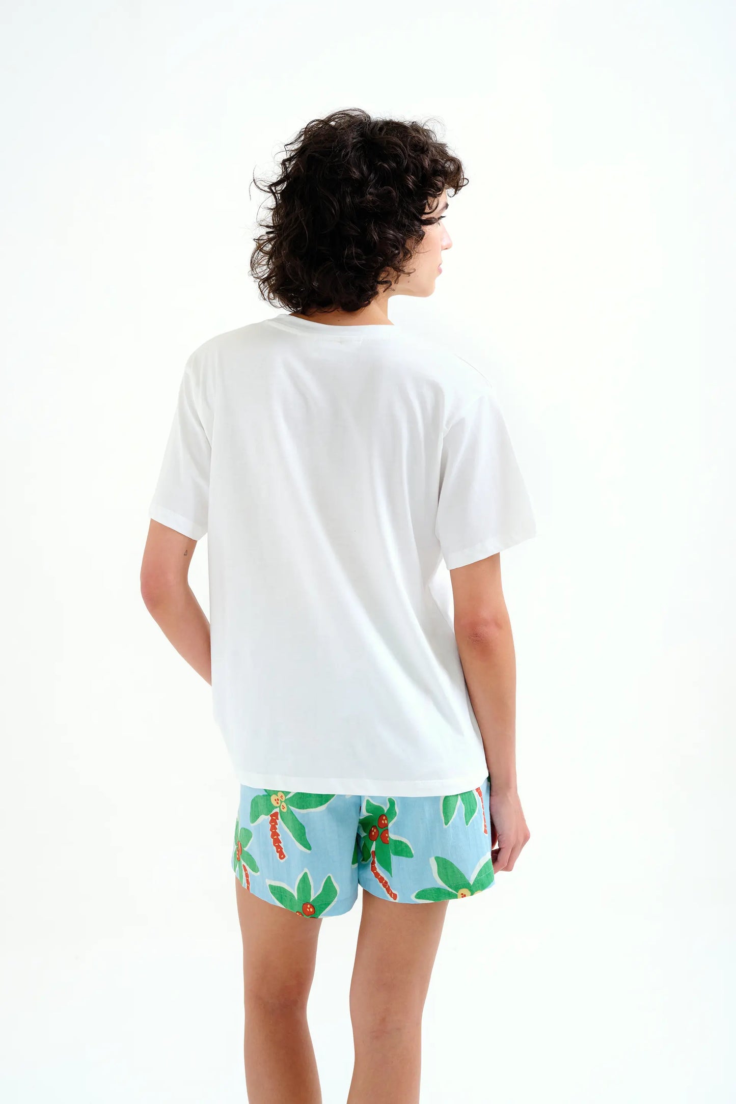 Maglietta con stampa Palm Beach