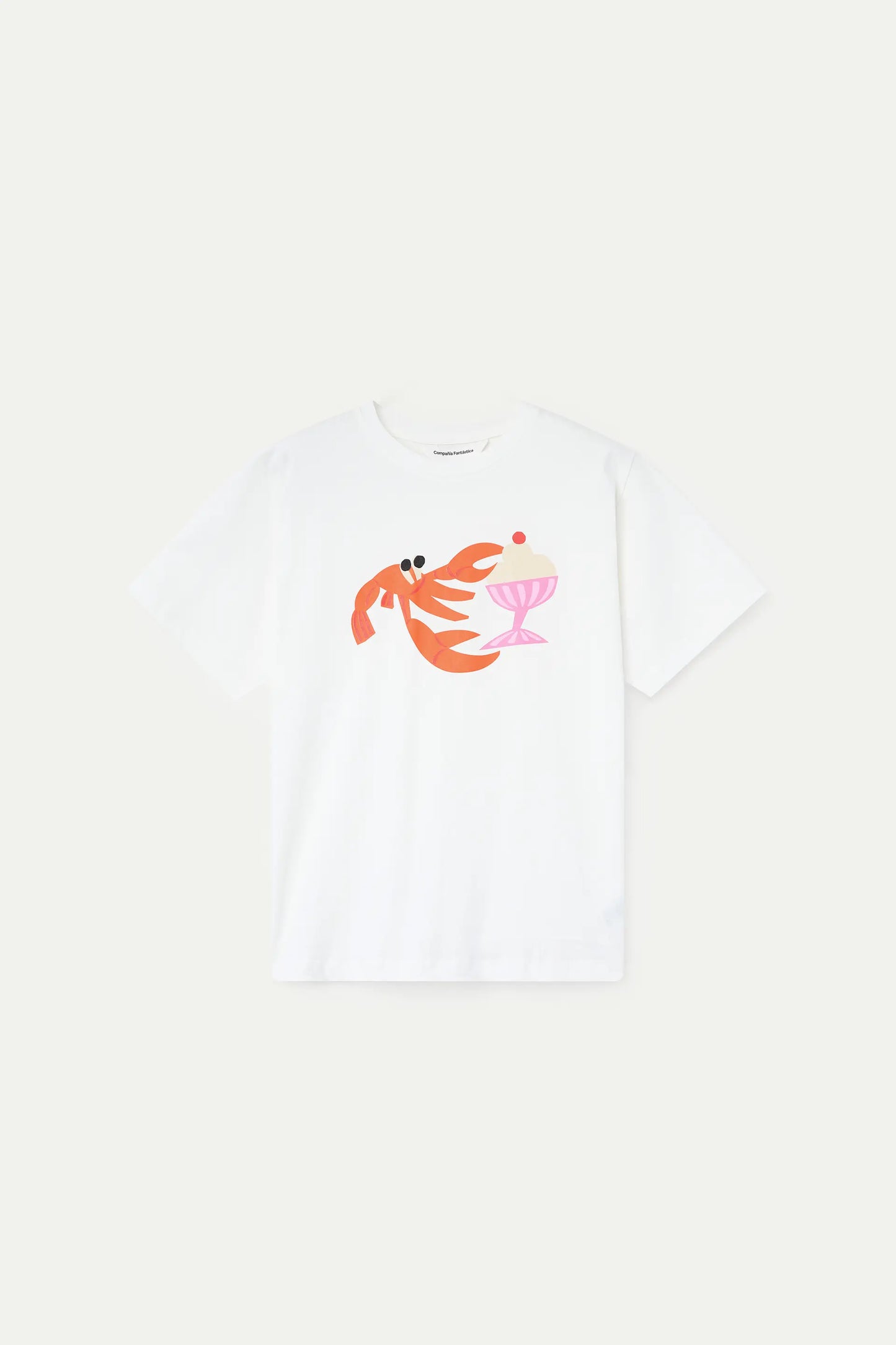 T-shirt stampata Lagosta