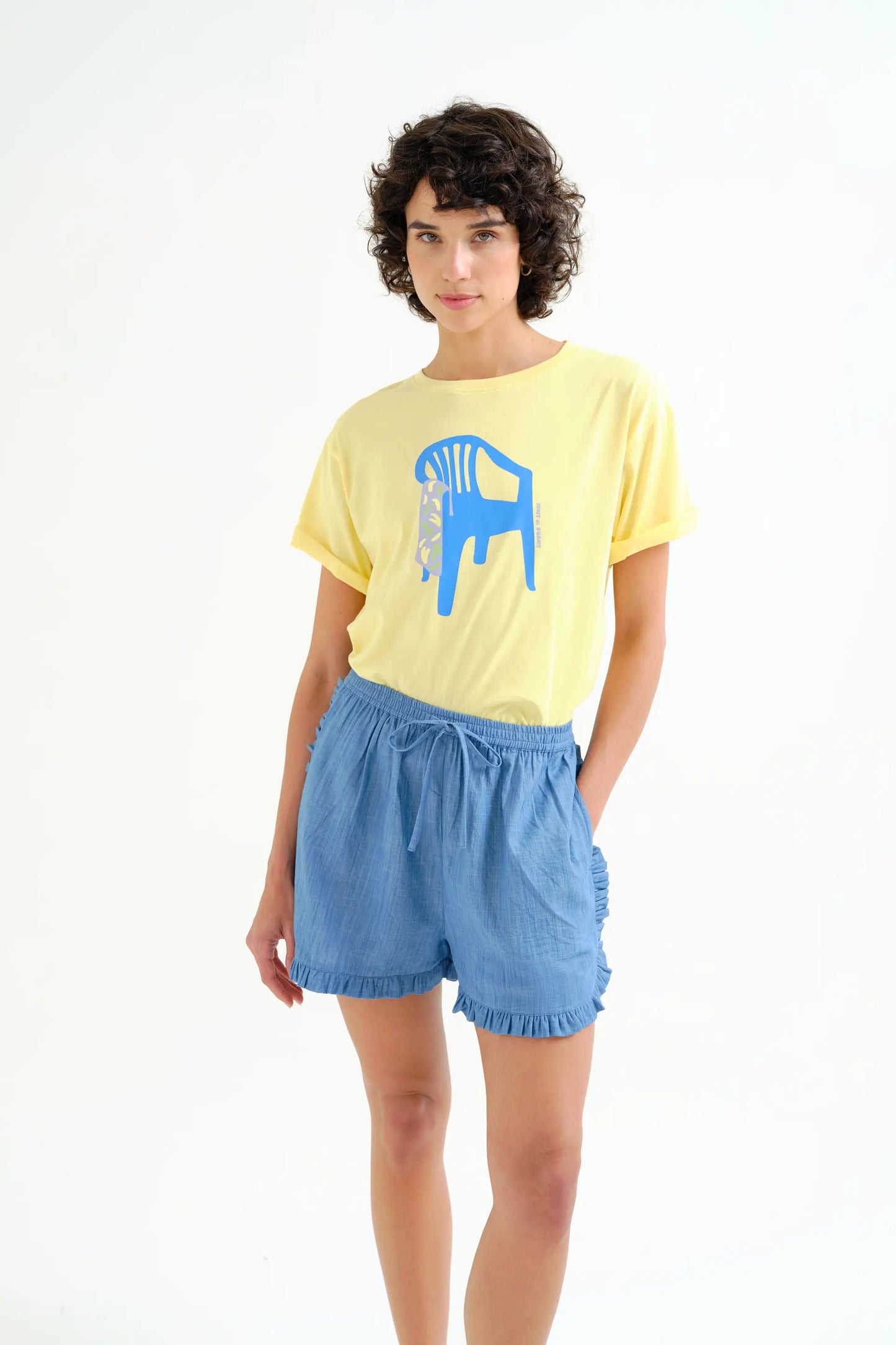 Camiseta con estampado Silla "Summer in Spain"