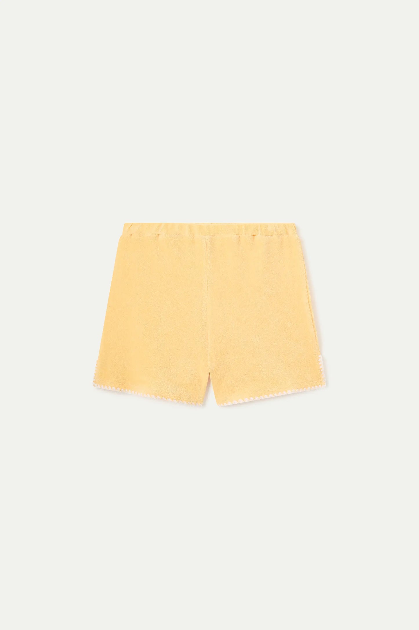 pantaloncini da spiaggia giallo chiaro