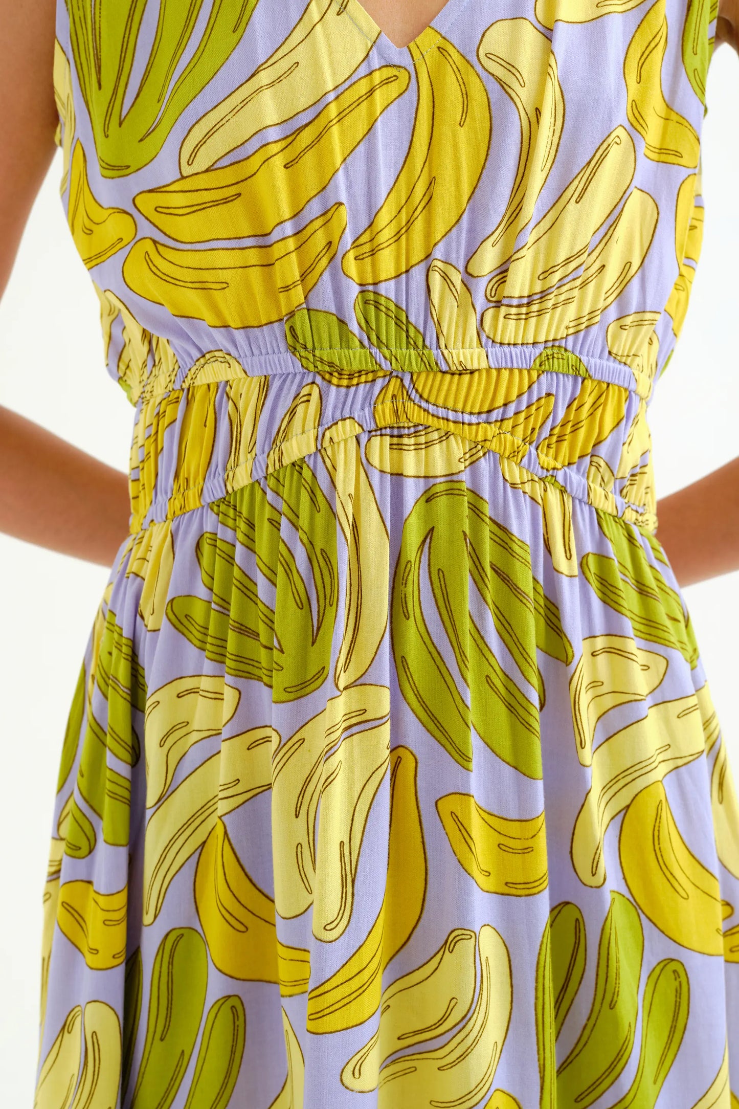 Guinea print midi dress