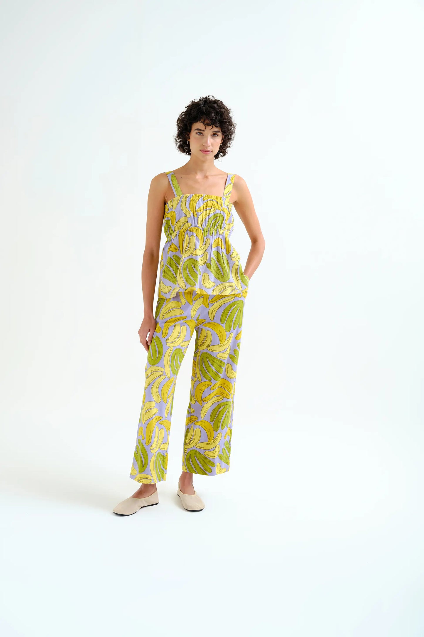 Top con estampado Guineo