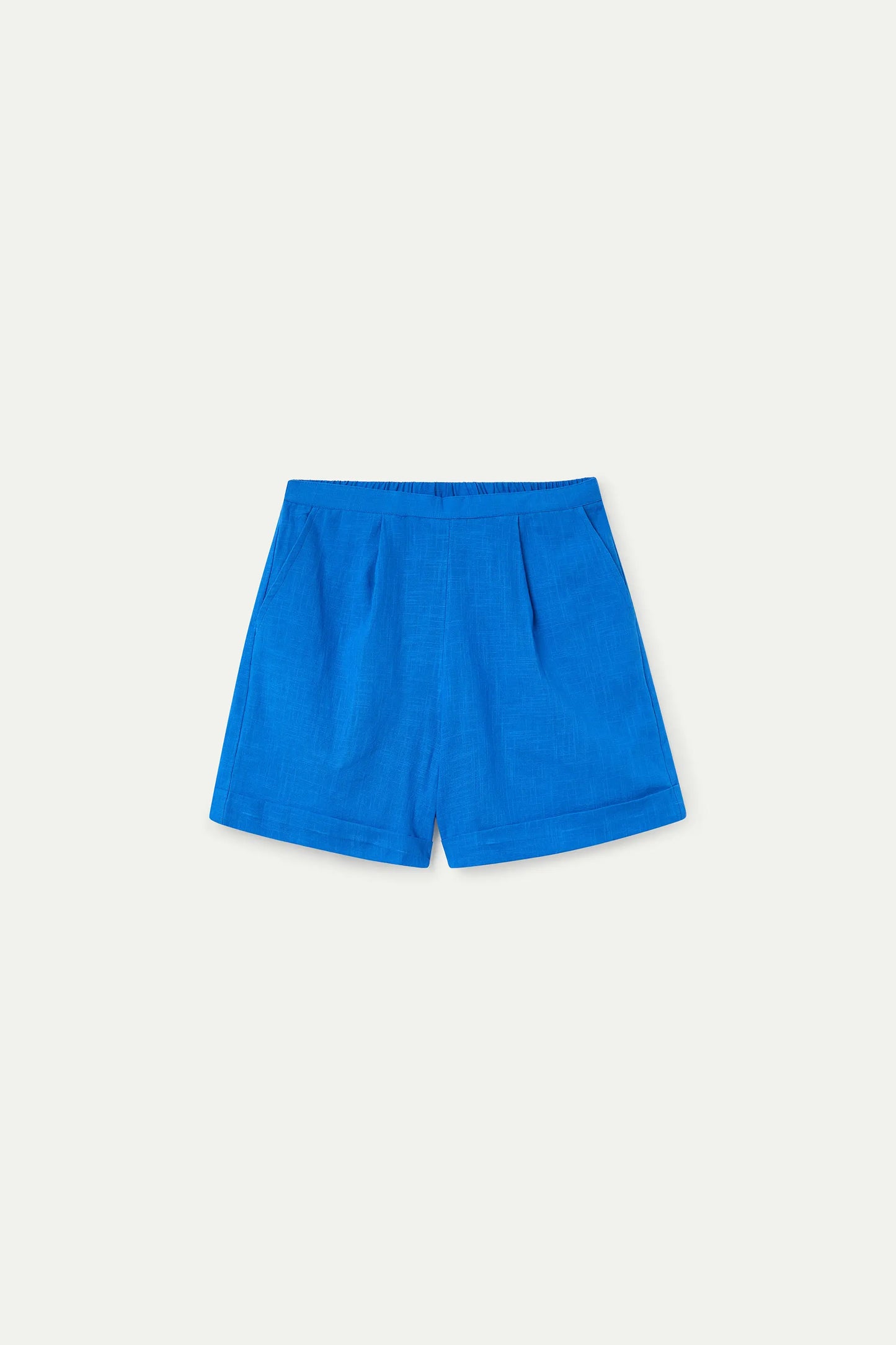 Navy blue 100% cotton shorts