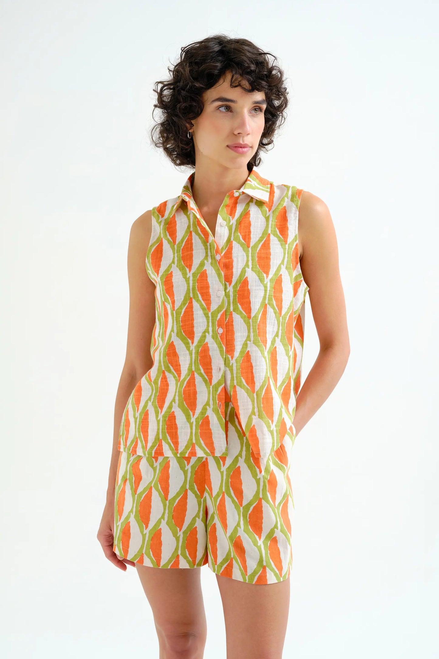 Aloe print shirt
