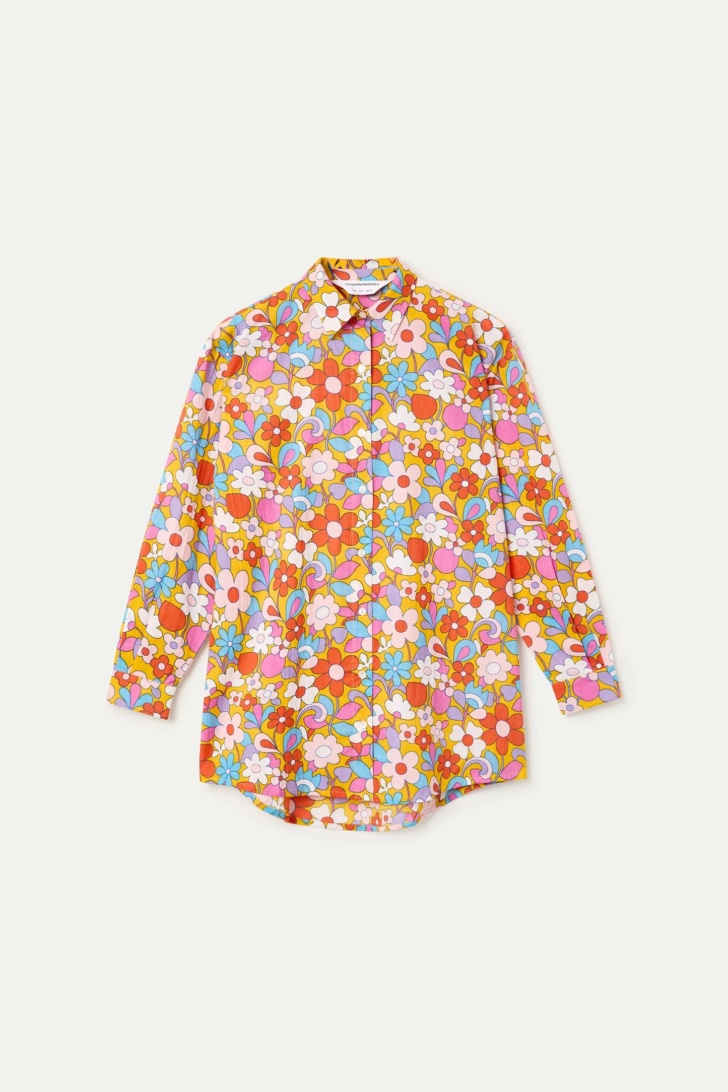 Camisa playera con estampado Bloom