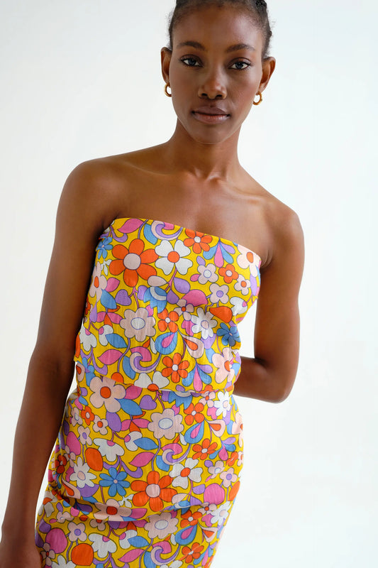 Pareo con estampado Bloom
