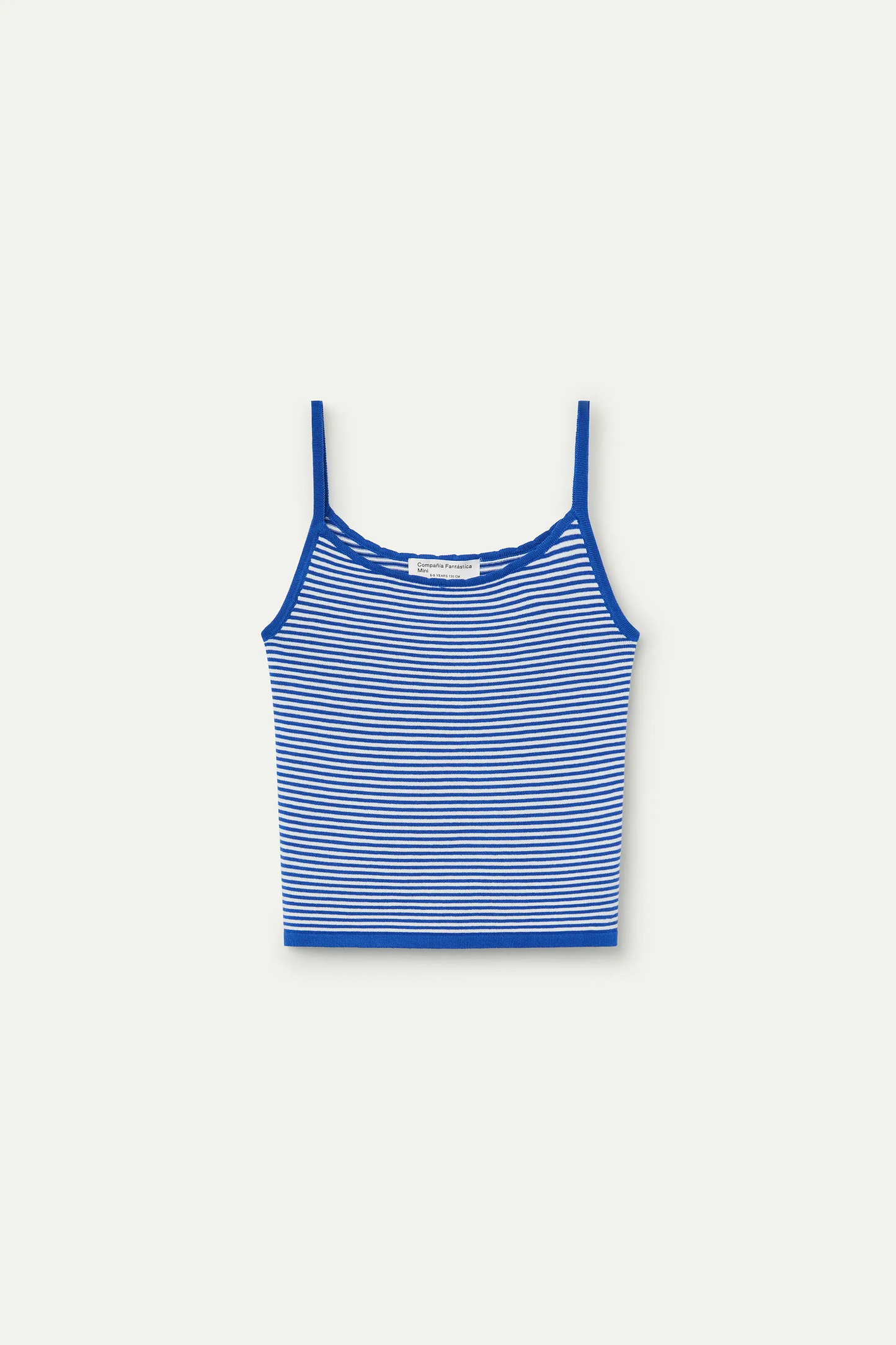 Top de niña rayas blanco y azul