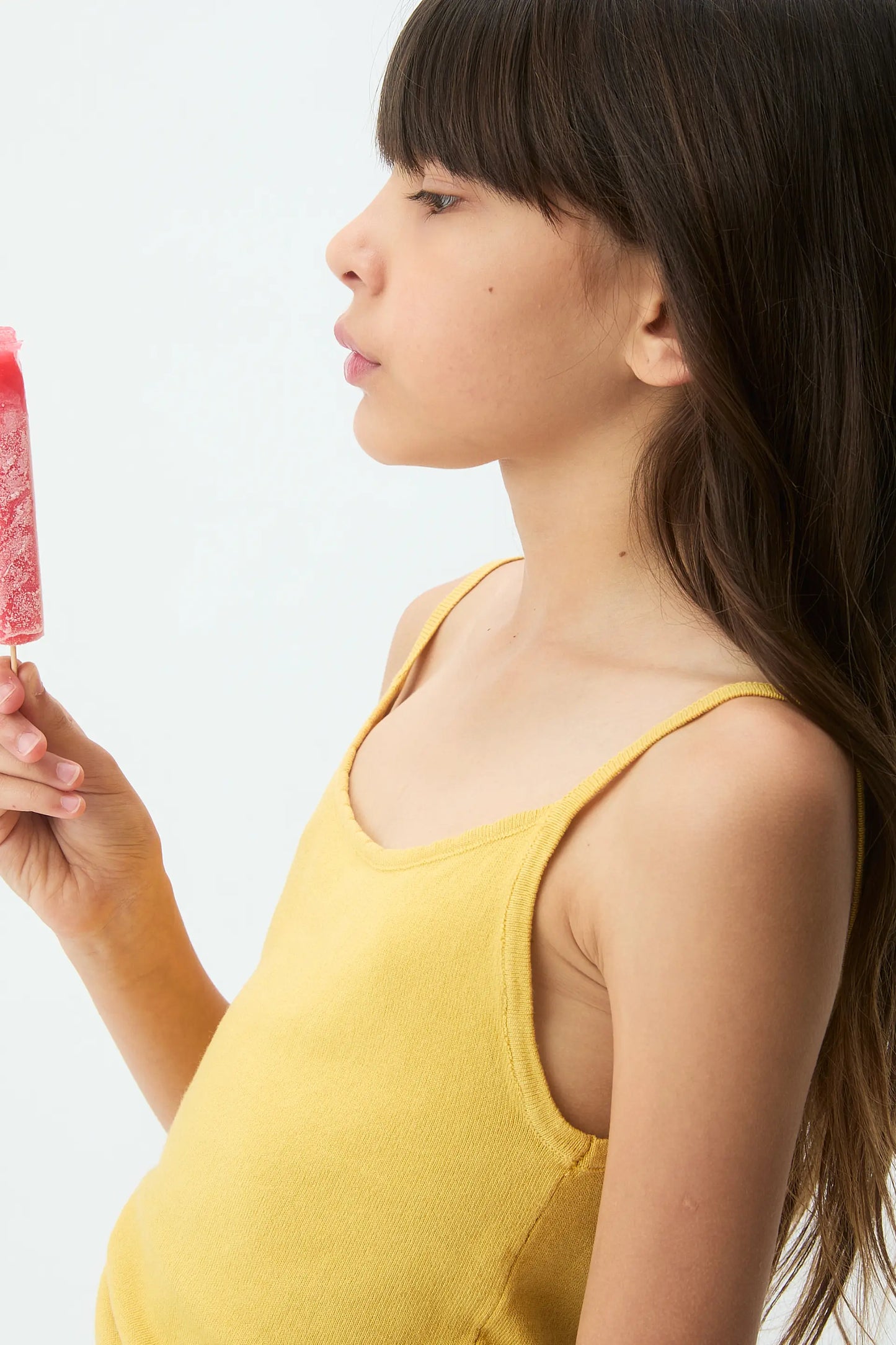 top giallo basic per ragazze