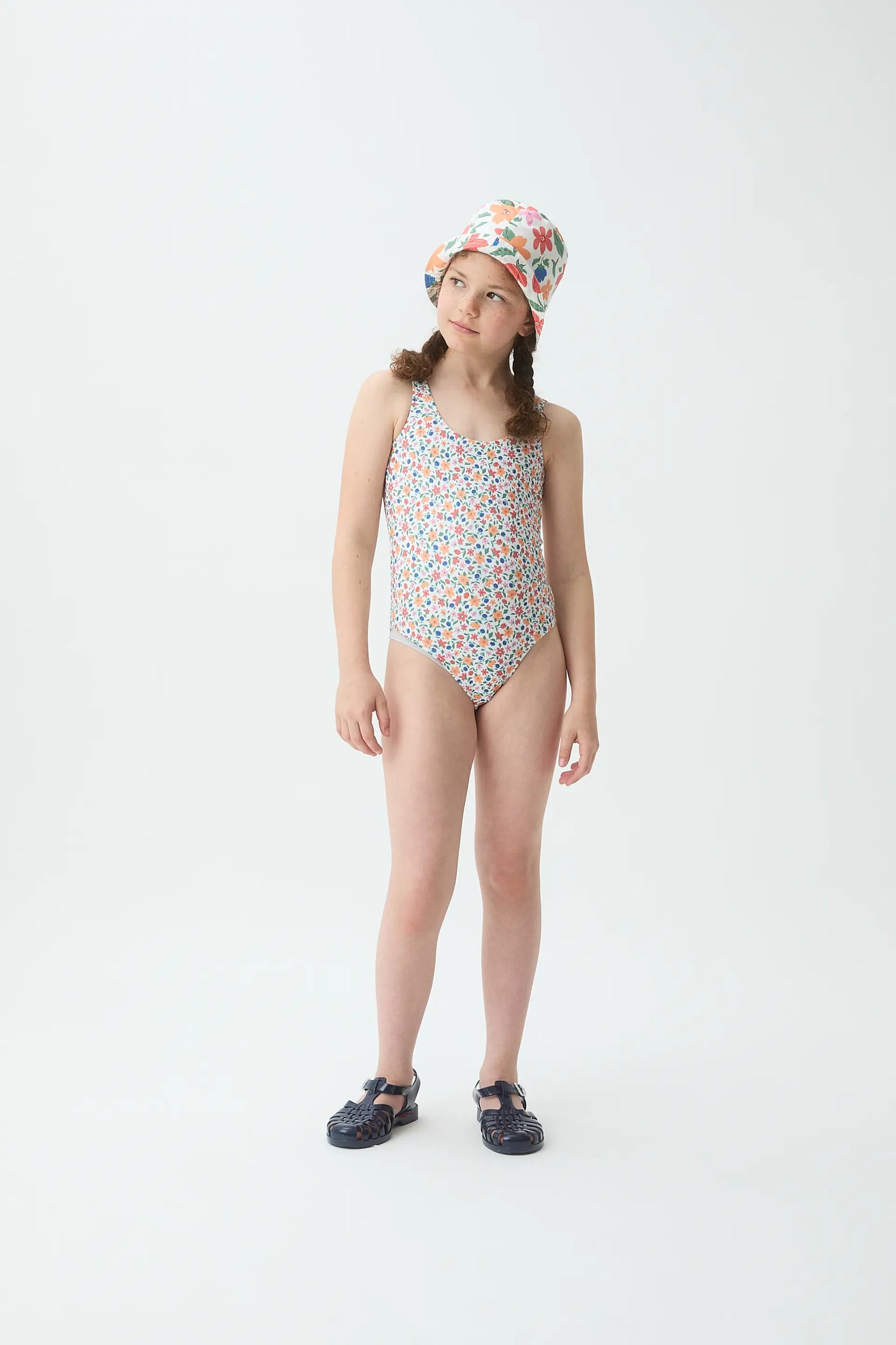 Costume da bagno da bambina con stampa piccola Lily