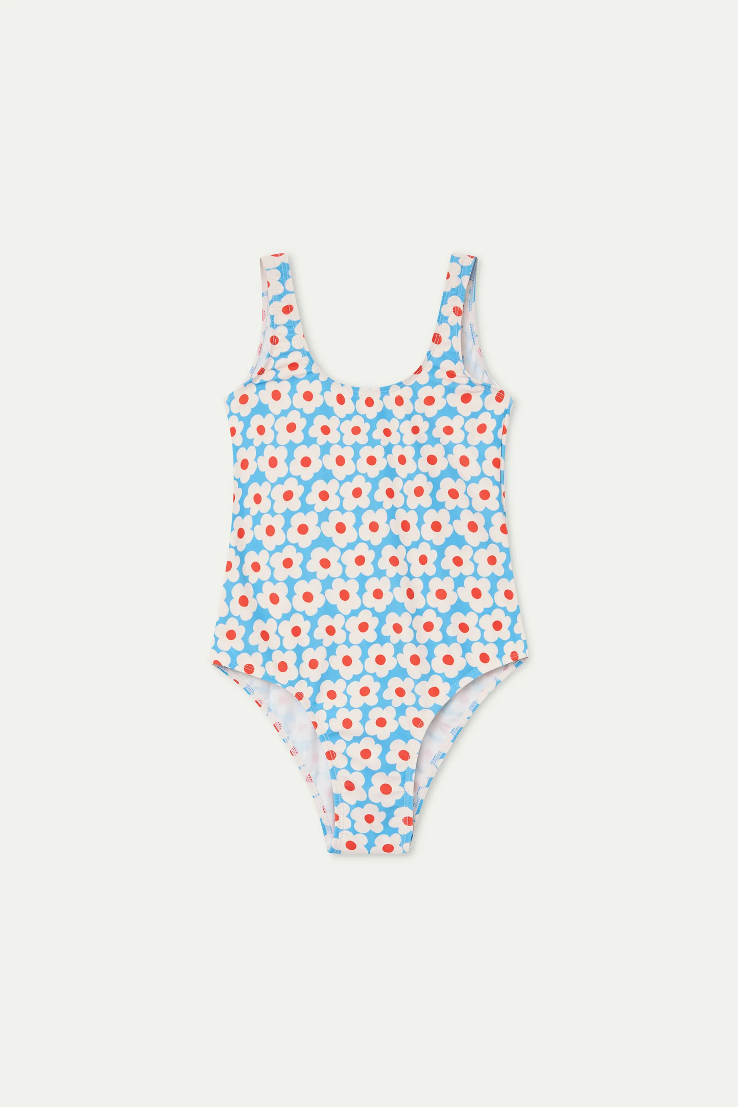 Girls' swimsuit with popcorn print