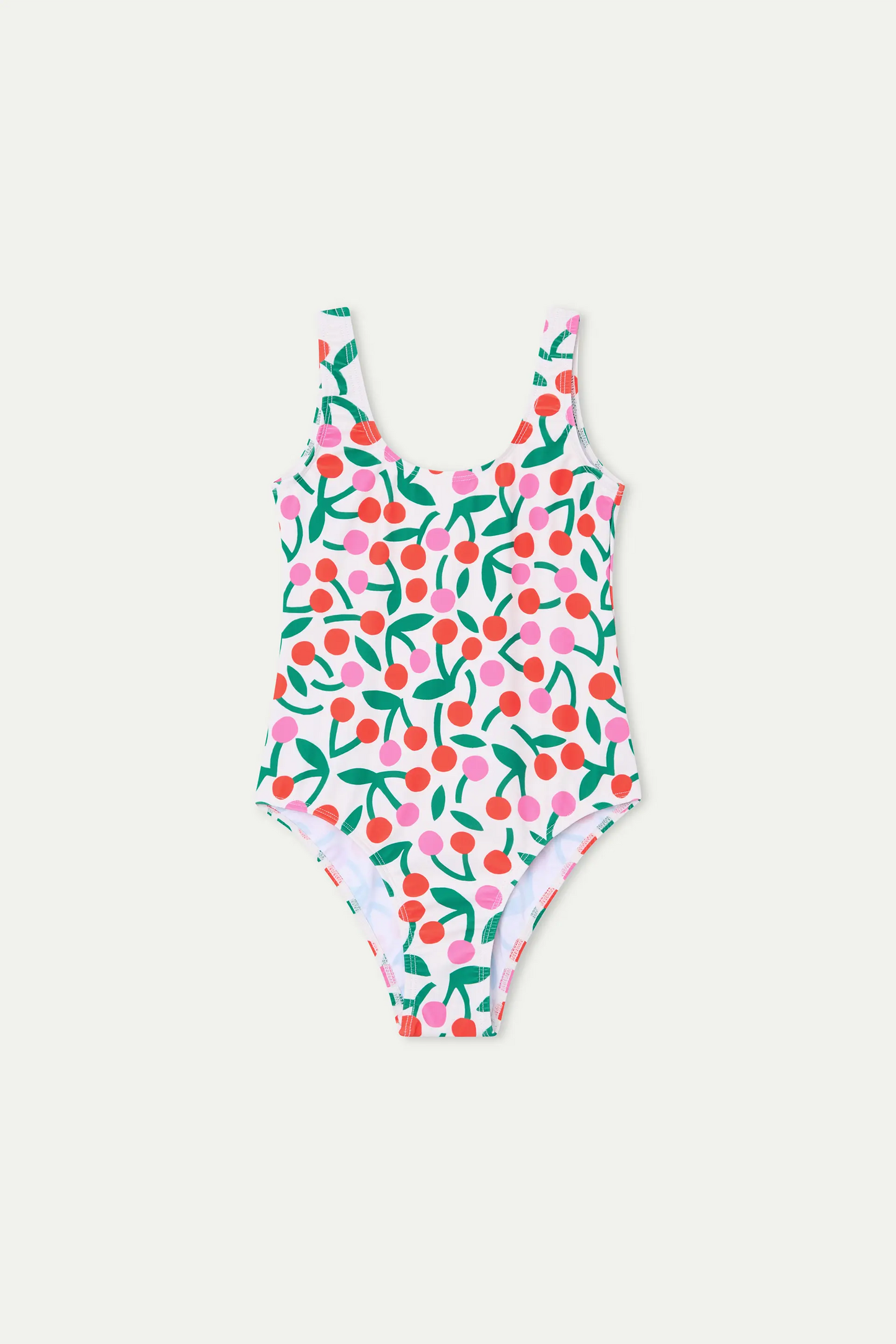 Bañador de niña con estampado Guinda