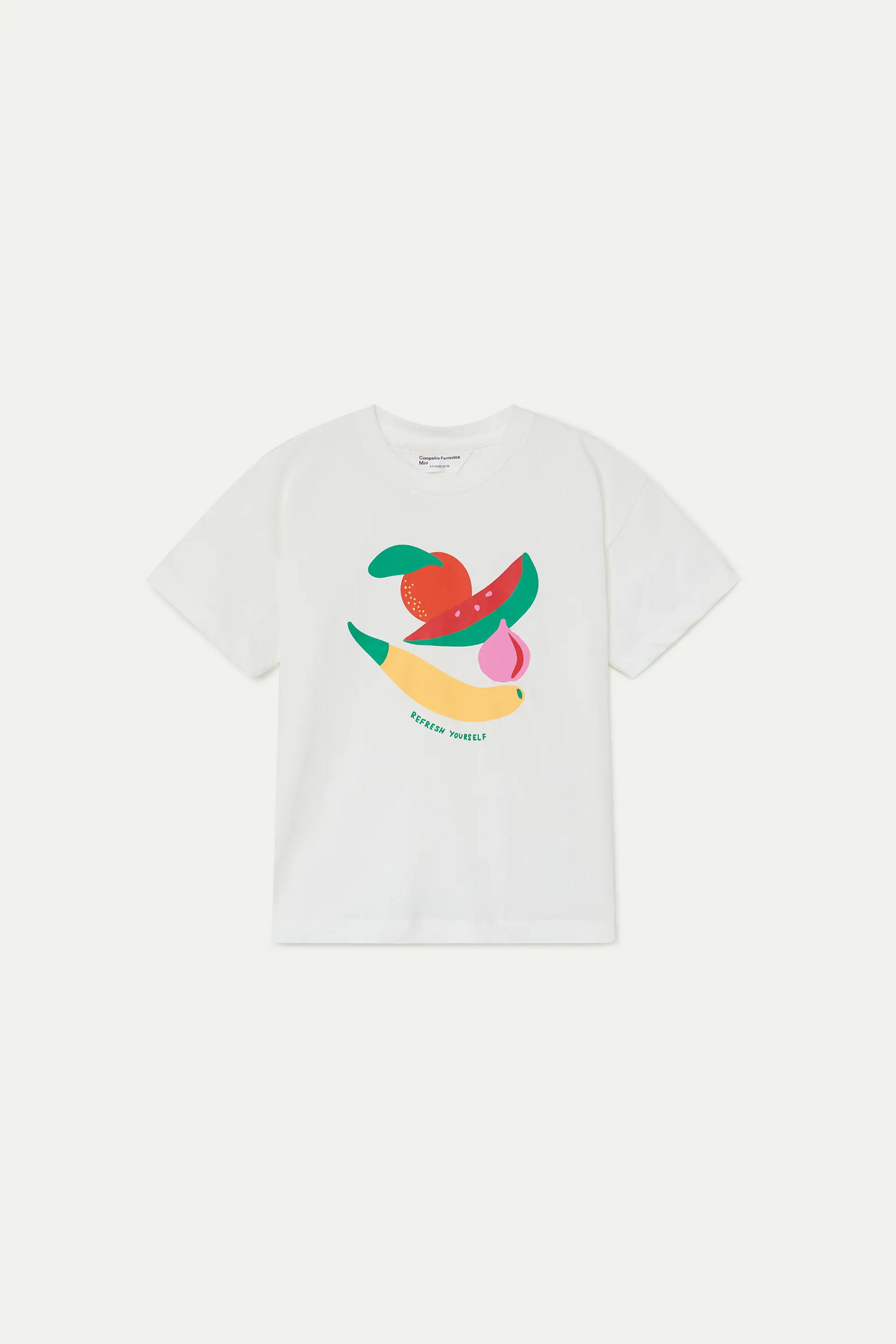 Girl's 100% cotton T-shirt "Refresh yourself"